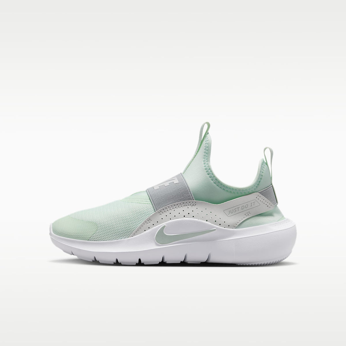 Nike Flex Runner 4 – Verde ligero/Polvo fotón/Blanco/Plata claro – vista 1