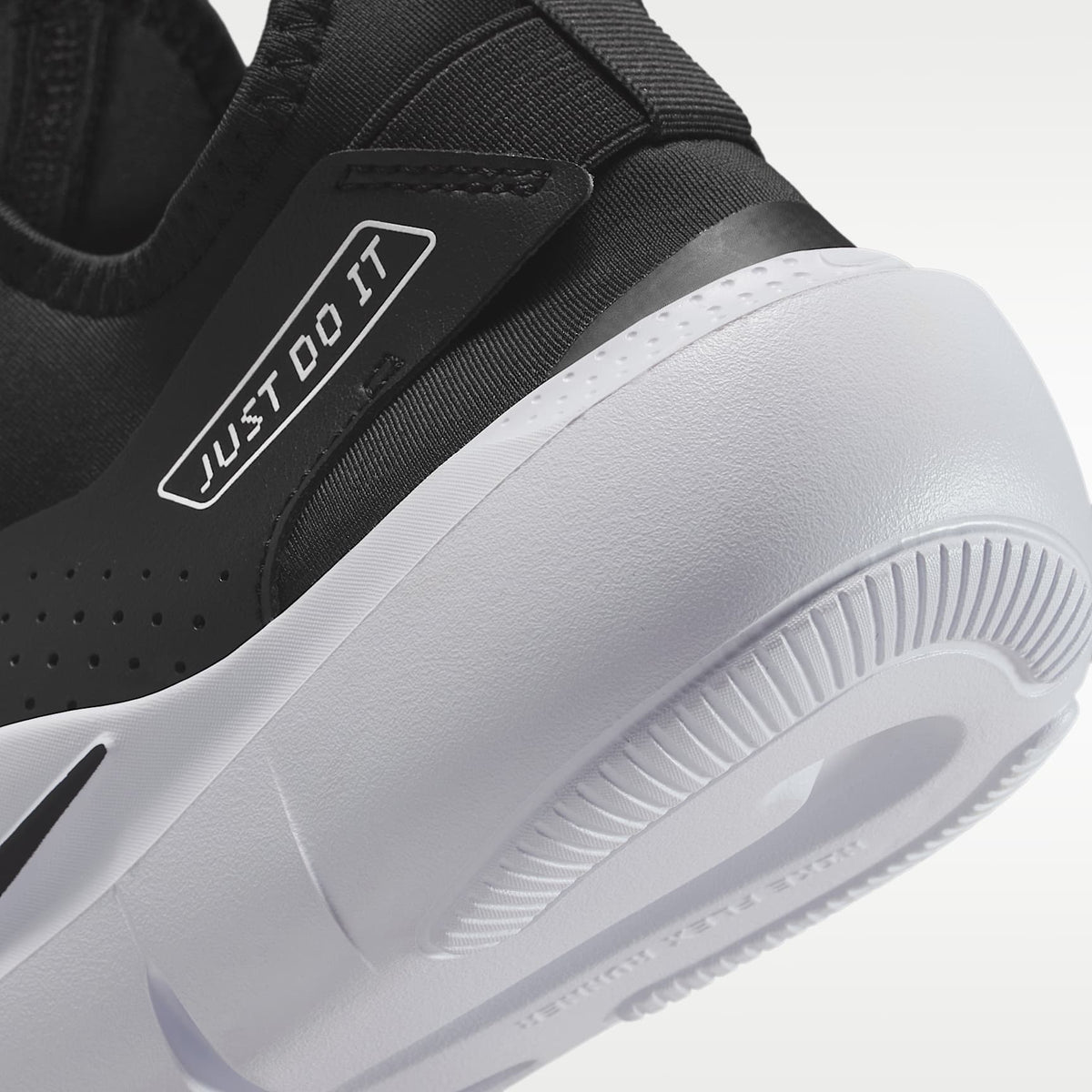 Nike Flex Runner 4 – Negro/Blanco/Blanco/Negro – vista 8