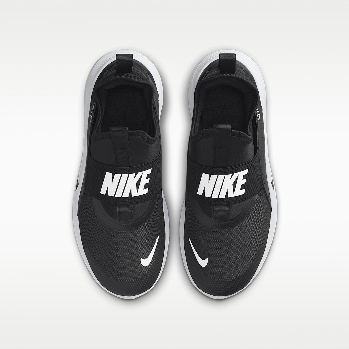 Nike Flex Runner 4 – Negro/Blanco/Blanco/Negro – vista 4