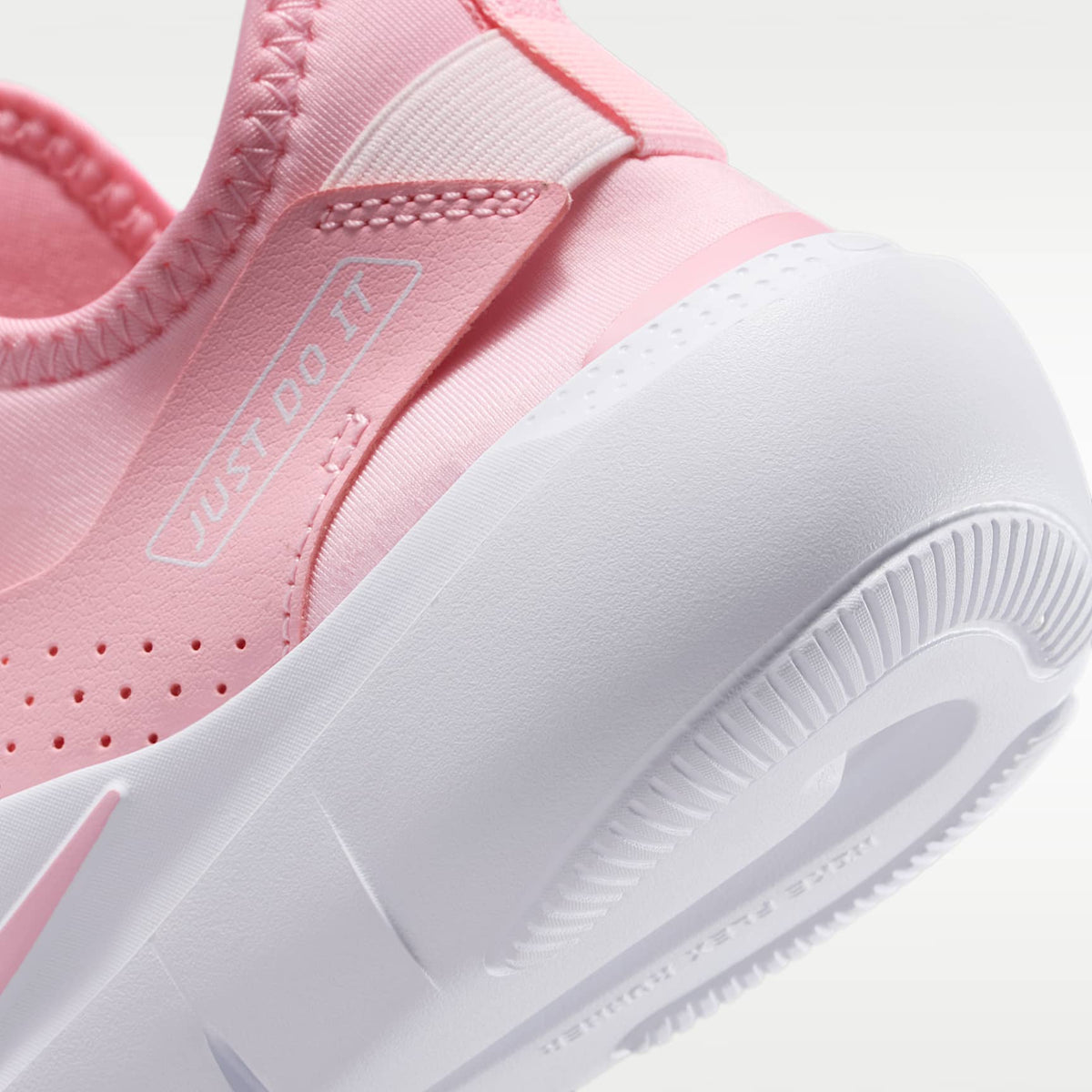 Nike Flex Runner 4 – Rosa suave medio/Espuma rosa/Blanco/Rosa suave medio – vista 8