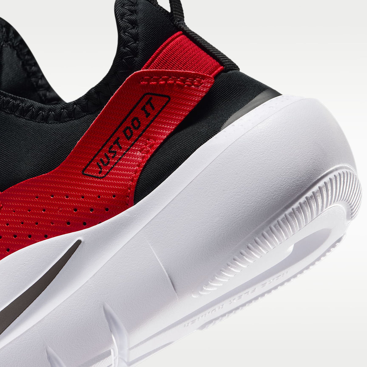 Nike Flex Runner 4 – Rojo universitario/Blanco/Negro – vista 8