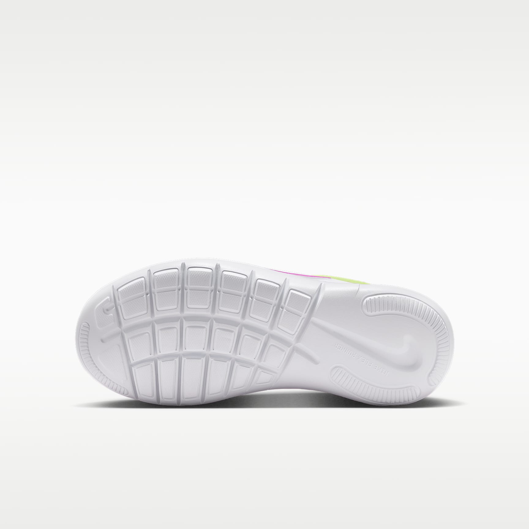 Nike Flex Runner 4 – Violeta claro/Lima líquida claro/Blanco/Magenta claro – vista 2