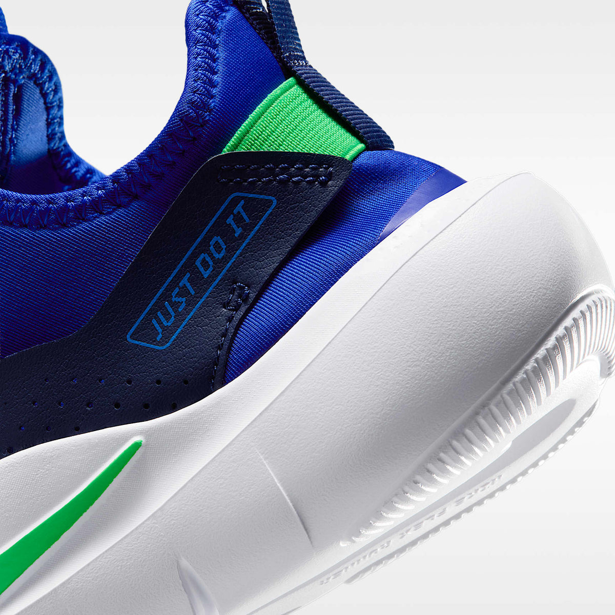 Nike Flex Runner 4 – Azul carrera/Azul marino medianoche/Azul aurora/Verde ilusión – vista 8