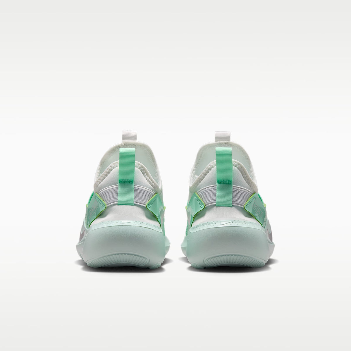 Nike Flex Runner 4 – Blanco cumbre/Verde ártico/Verde ligero/Polvo fotón – vista 6