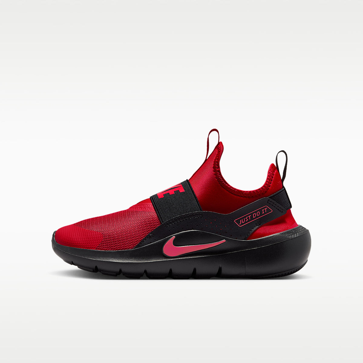 Nike Flex Runner 4 – Rojo universitario/Negro/Rojo órbita – vista 1