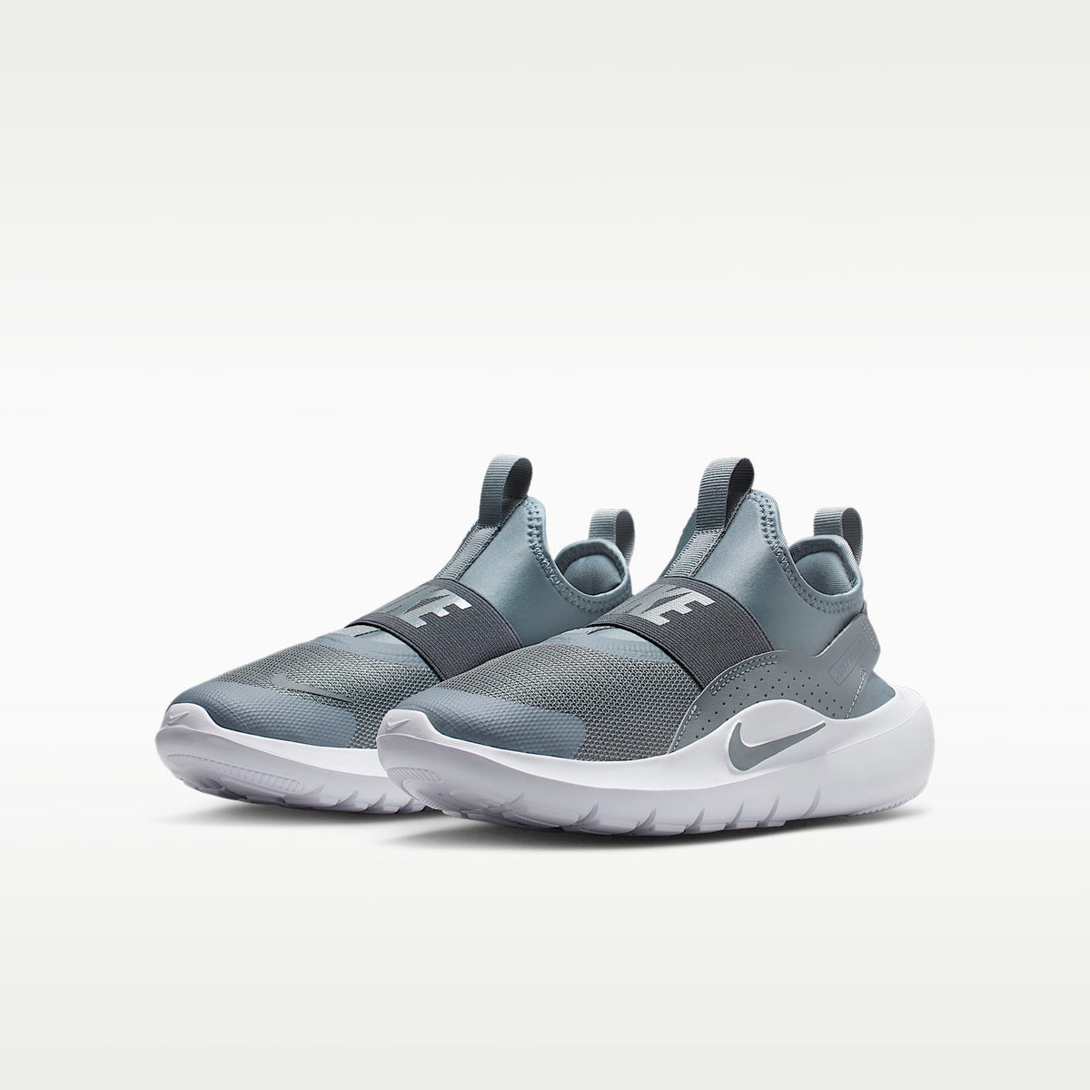Nike Flex Runner 4 – Gris azulado/Gris oscuro/Blanco/Gris azulado – vista 5