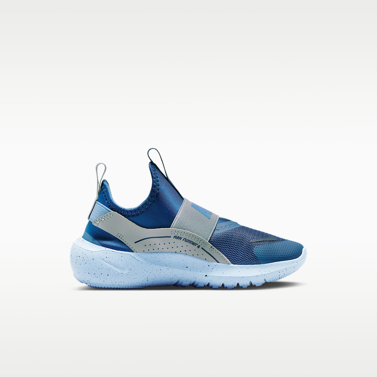 Nike Flex Runner 4 – Azul marino místico/Piedra pómez claro/Azul de trabajo/Azul marino medianoche – vista 3