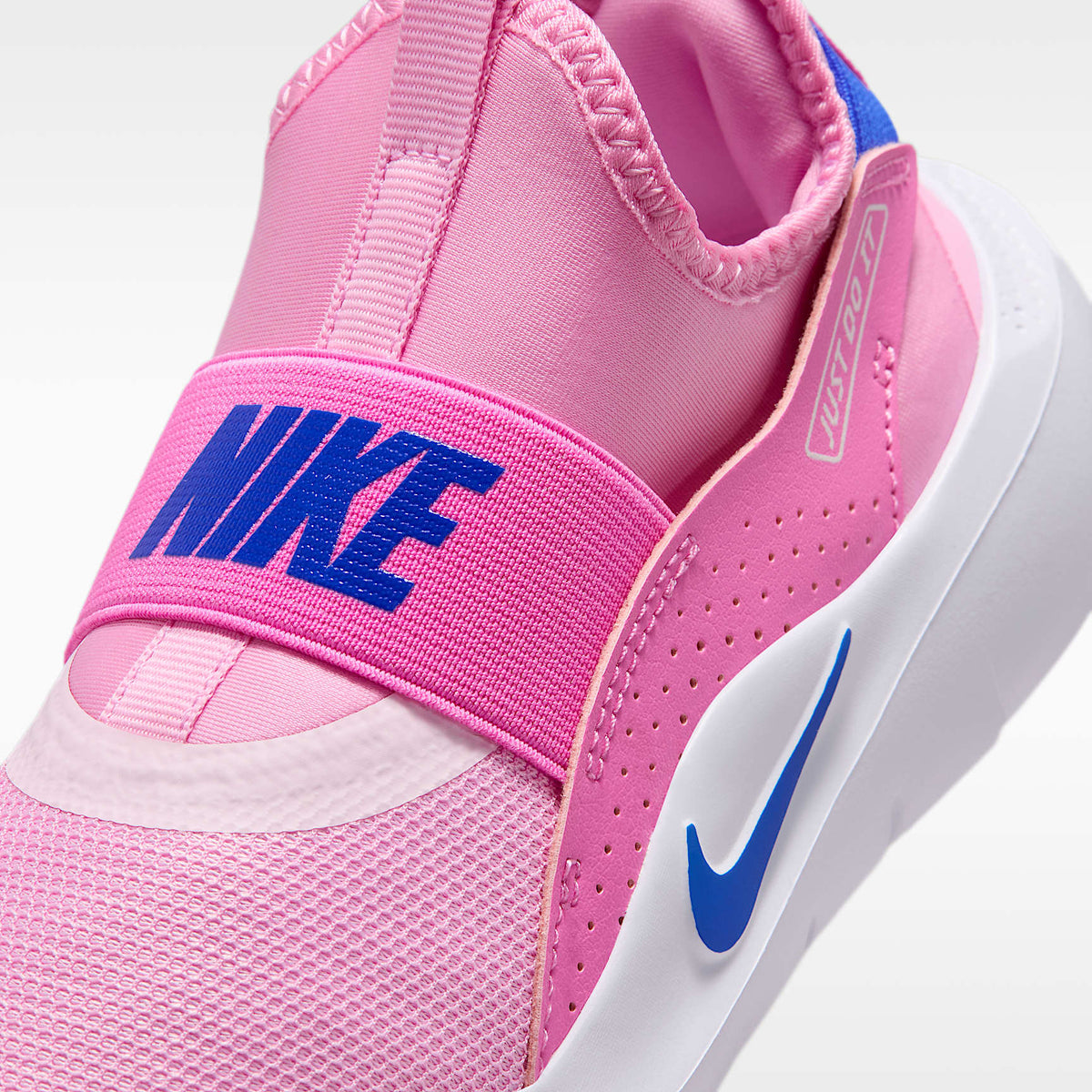 Nike Flex Runner 4 – Rosa amanecer/Rosa alegre/Espuma rosa/Azul carrera – vista 7
