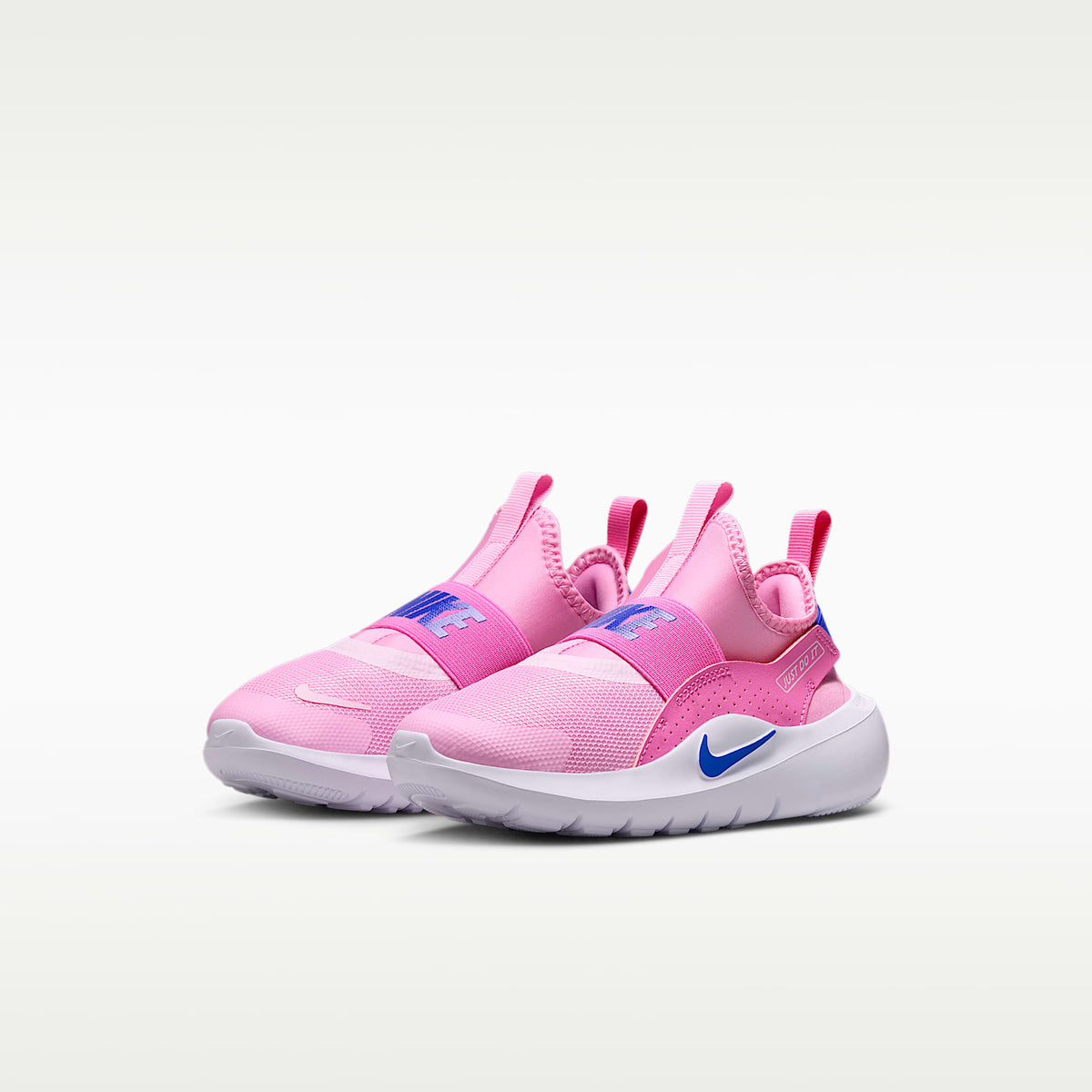Nike Flex Runner 4 – Rosa amanecer/Rosa alegre/Espuma rosa/Azul carrera – vista 5
