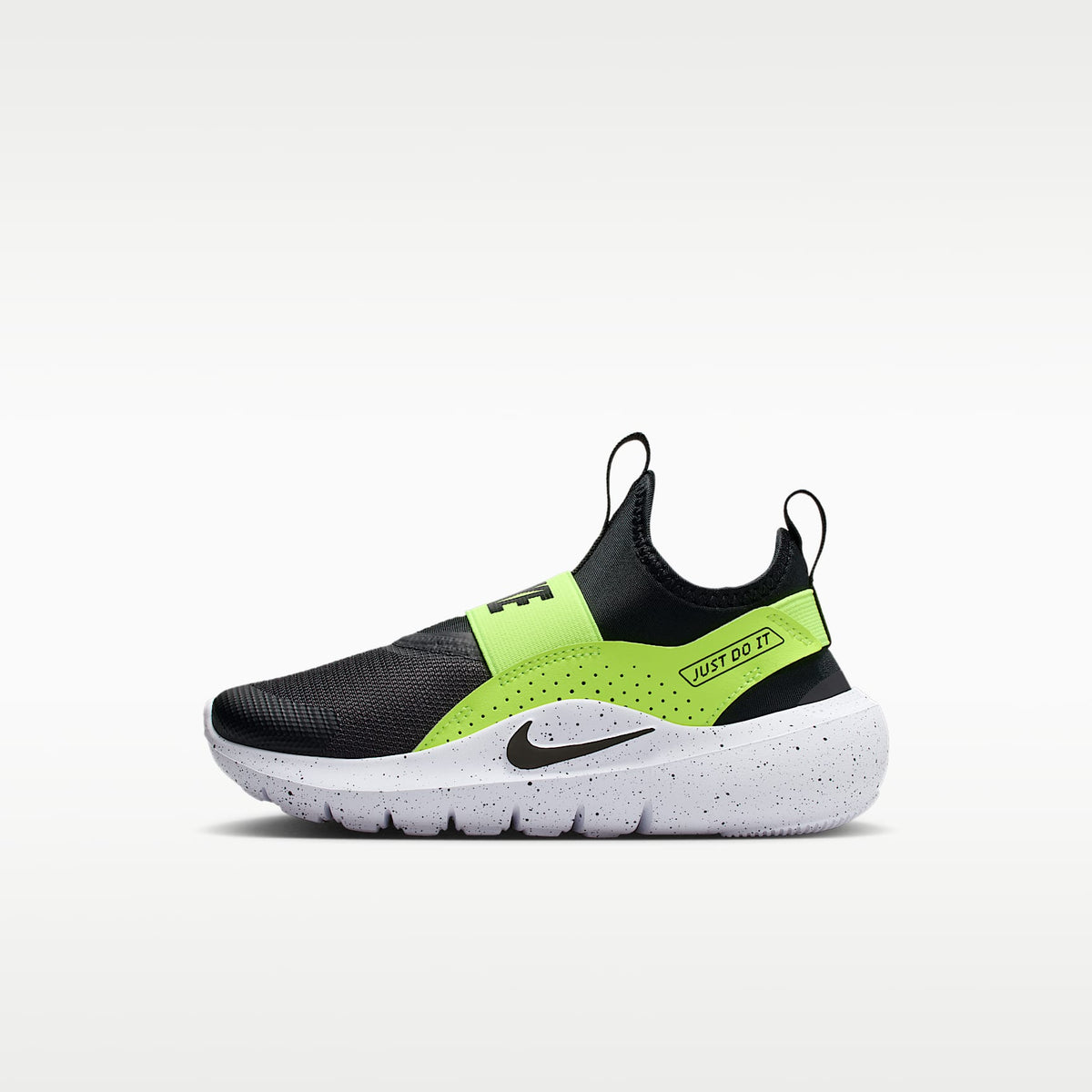 Nike Flex Runner 4 – Negro/Volt/Blanco/Negro – vista 1