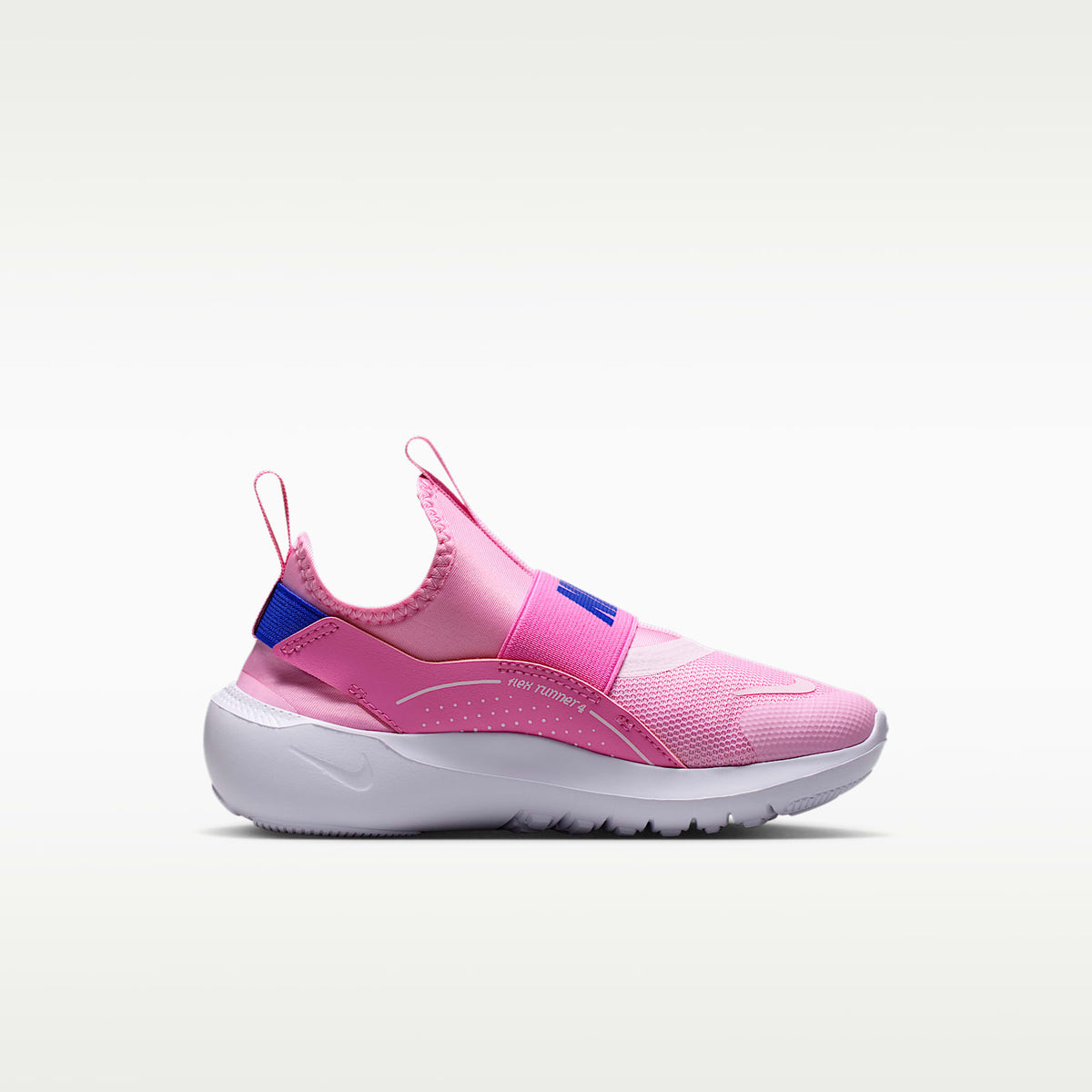 Nike Flex Runner 4 – Rosa amanecer/Rosa alegre/Espuma rosa/Azul carrera – vista 3