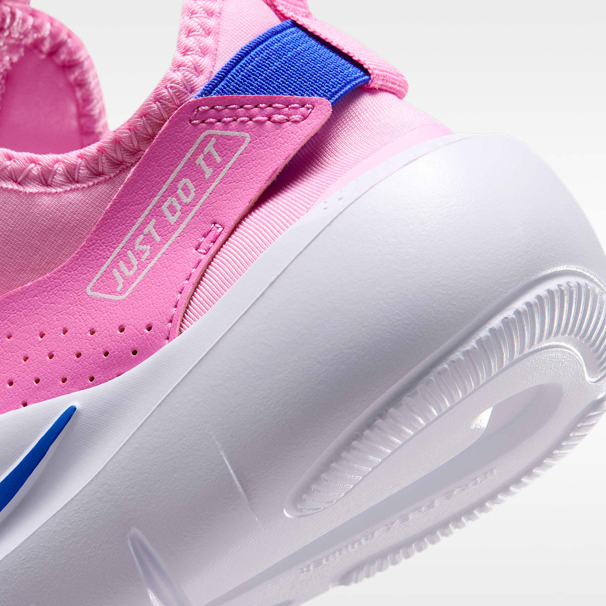 Nike Flex Runner 4 – Rosa amanecer/Rosa alegre/Espuma rosa/Azul carrera – vista 8