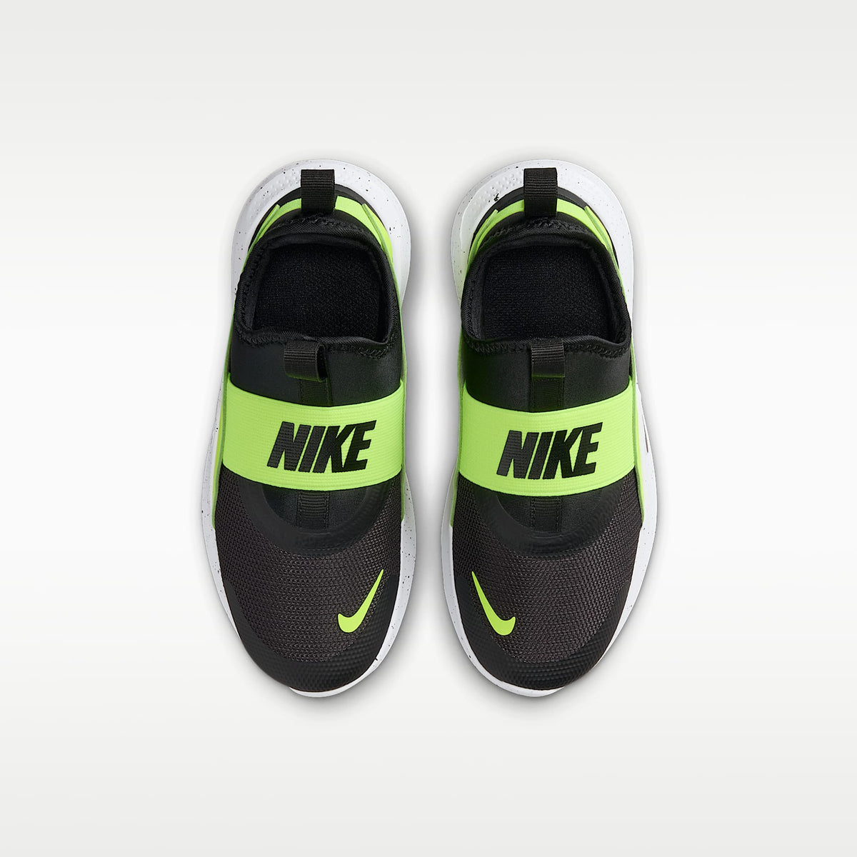 Nike Flex Runner 4 – Negro/Volt/Blanco/Negro – vista 4