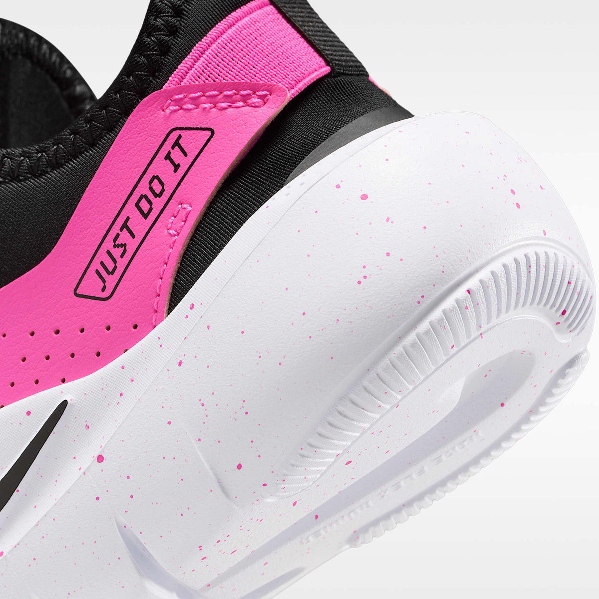 Nike Flex Runner 4 – Fucsia láser/Blanco/Negro – vista 8