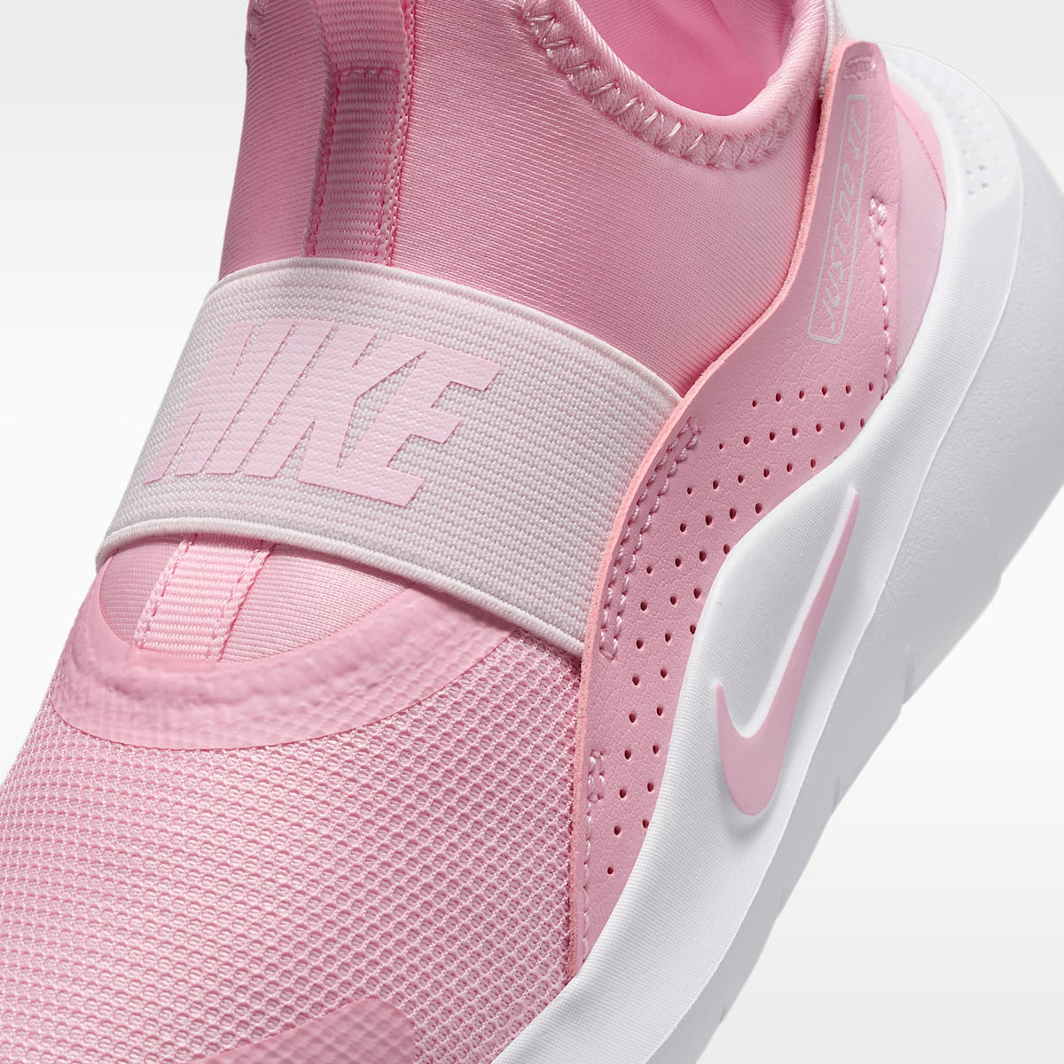 Nike Flex Runner 4 – Rosa suave medio/Espuma rosa/Blanco/Rosa suave medio – vista 7