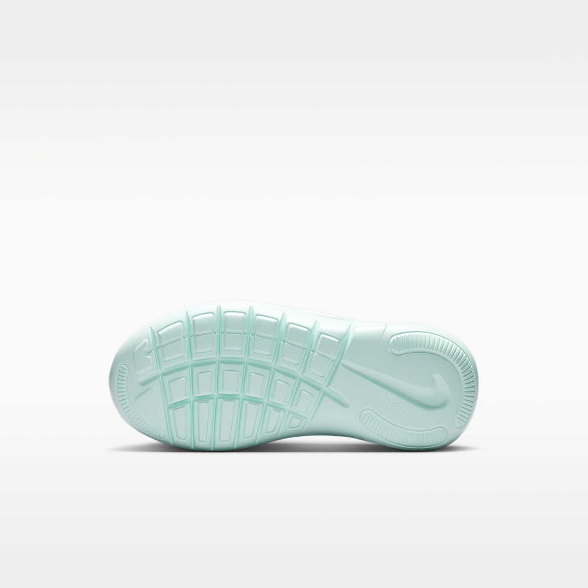 Nike Flex Runner 4 – Blanco cumbre/Verde ártico/Verde ligero/Polvo fotón – vista 2