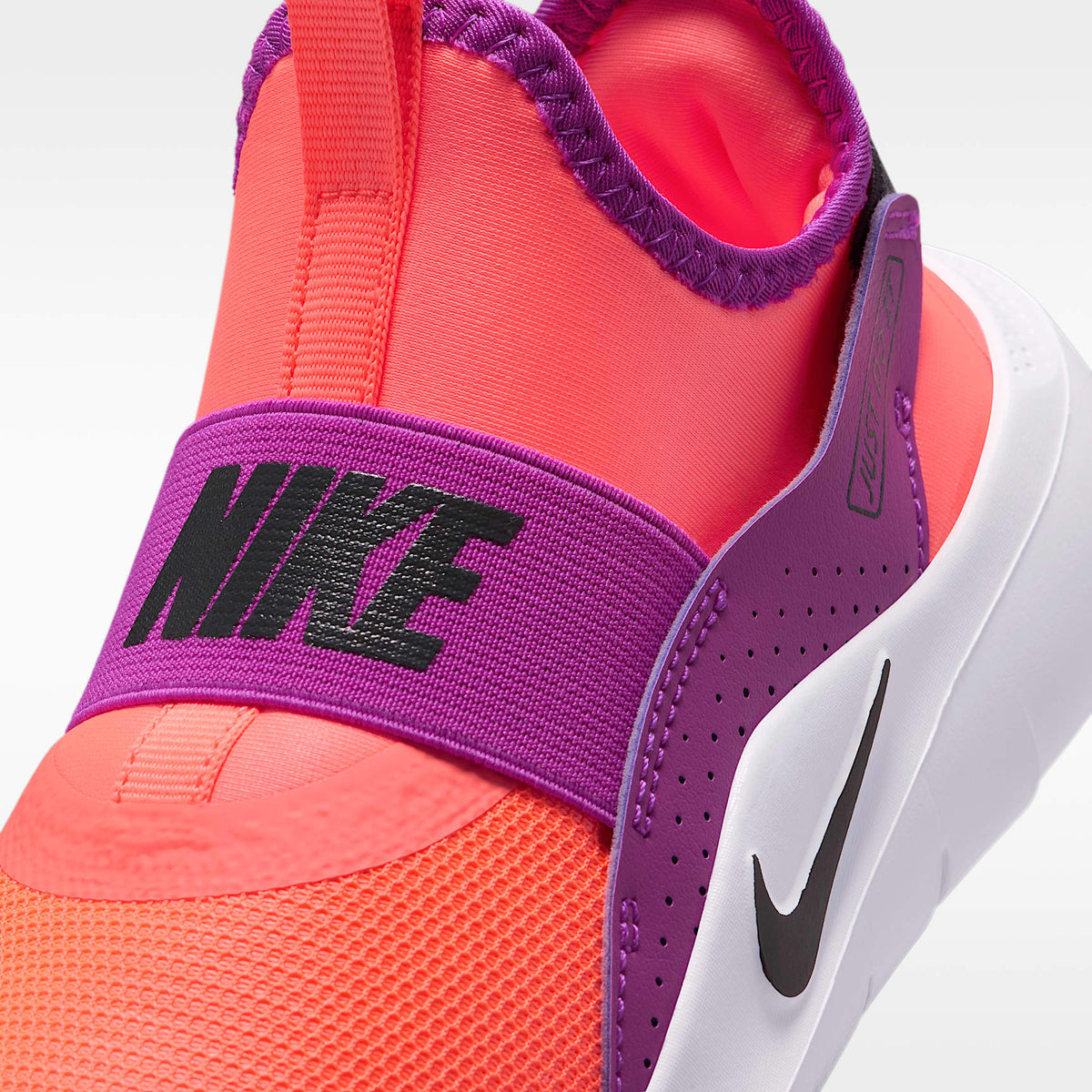 Nike Flex Runner 4 – Mango brillante/Morado vivo/Blanco/Antracita – vista 7