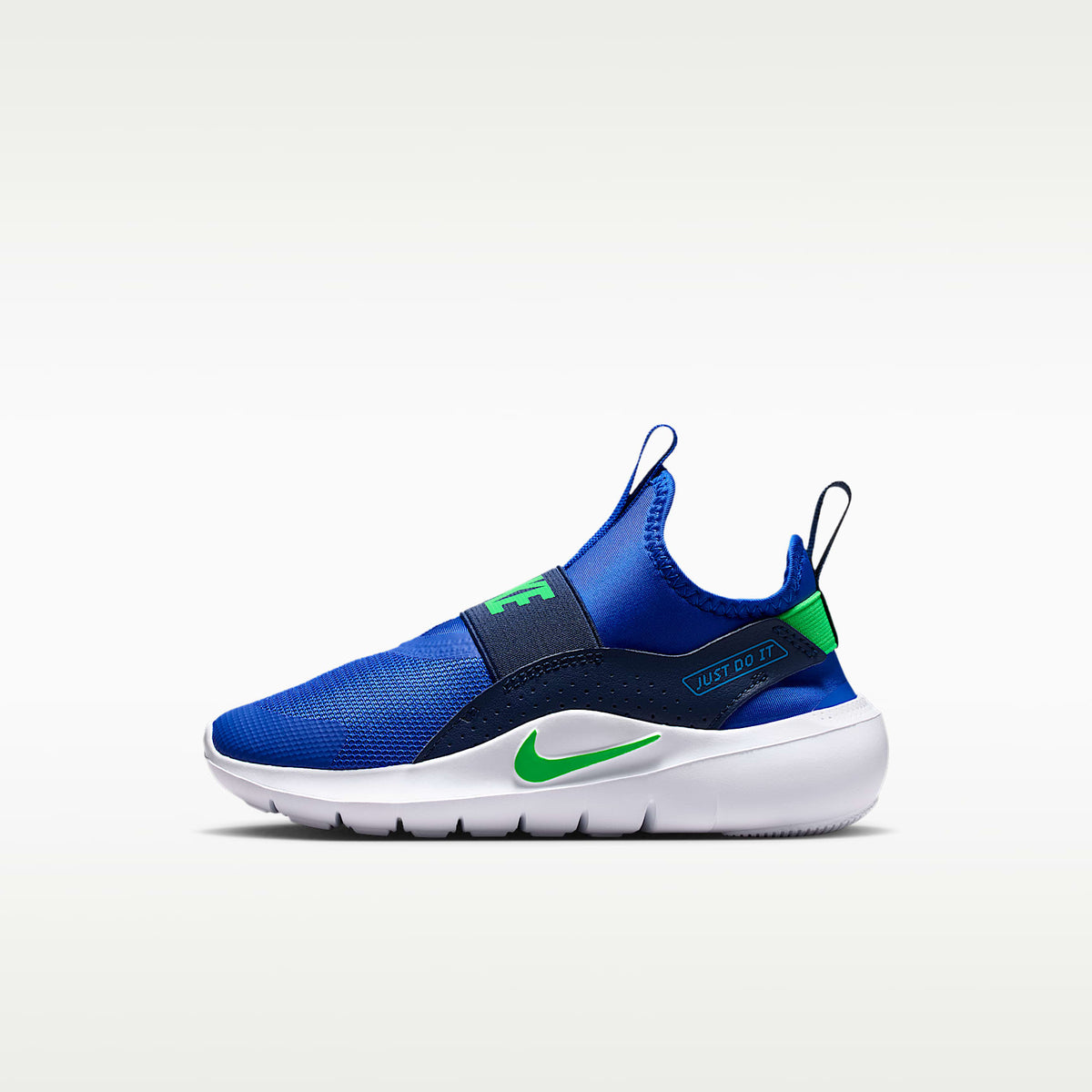 Nike Flex Runner 4 – Azul carrera/Azul marino medianoche/Azul aurora/Verde ilusión – vista 1