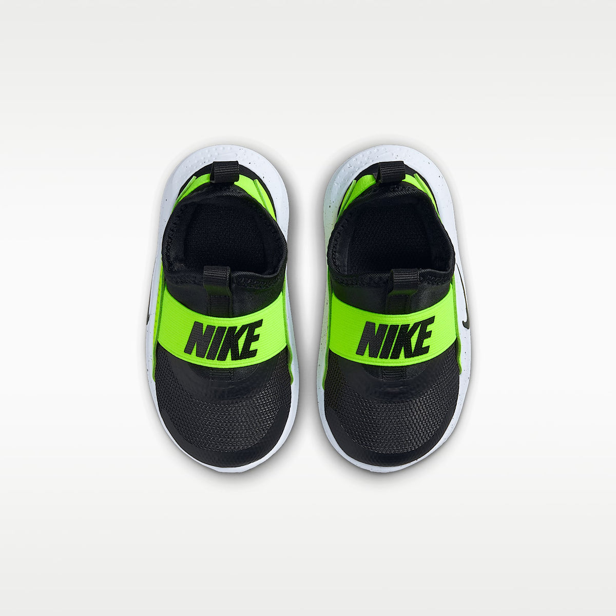 Nike Flex Runner 4 – Negro/Volt/Blanco/Negro – vista 4