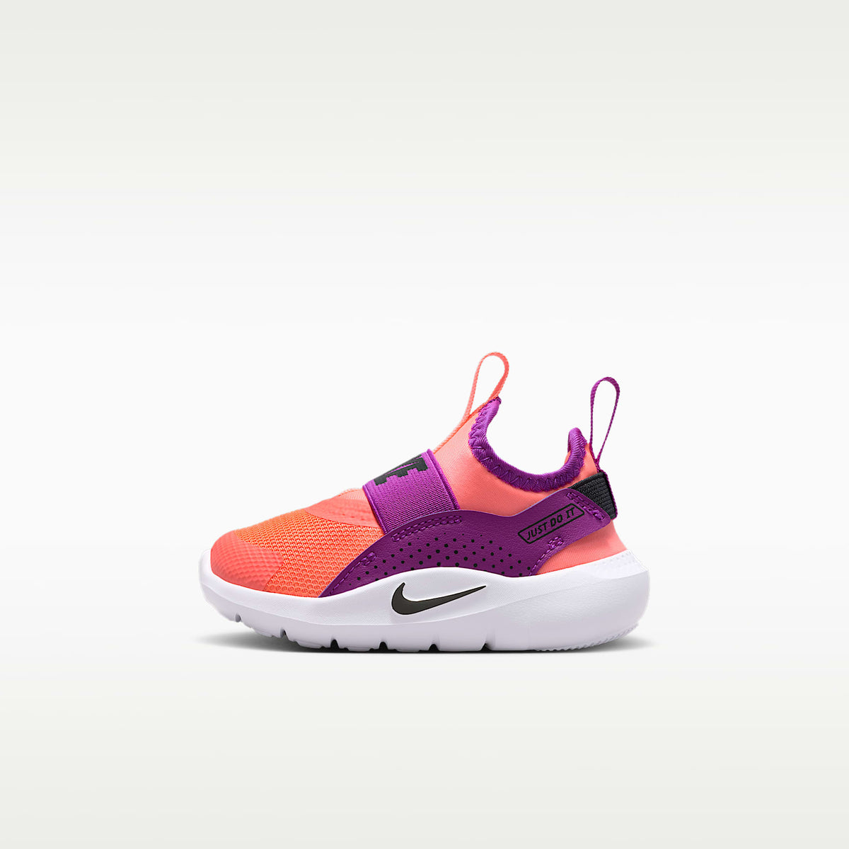 Nike Flex Runner 4 – Mango brillante/Morado vivo/Blanco/Antracita – vista 1