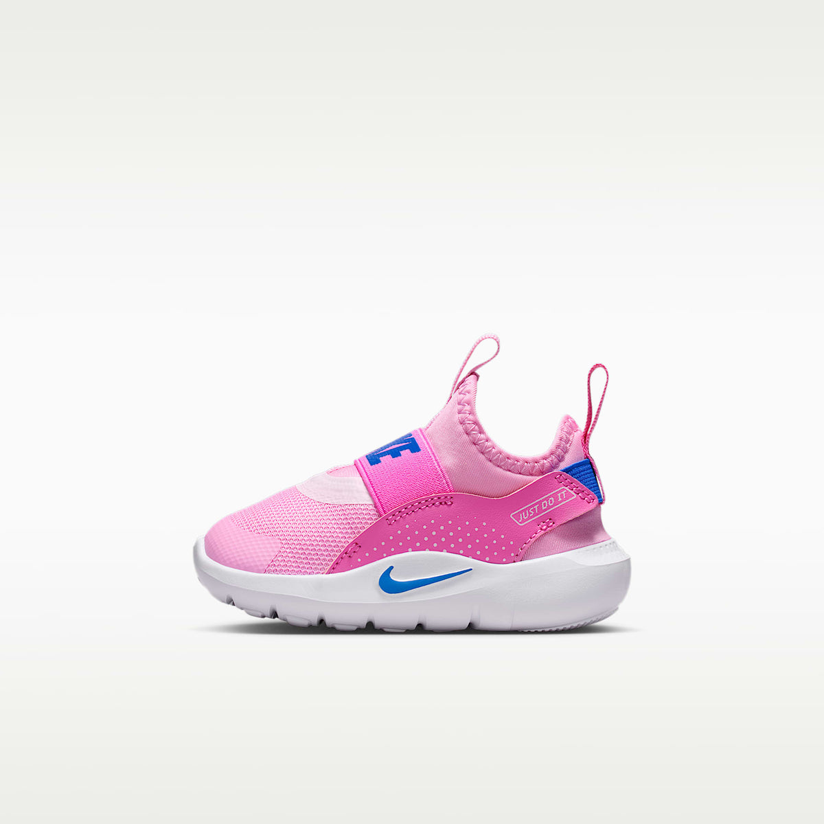 Nike Flex Runner 4 – Rosa amanecer/Rosa alegre/Espuma rosa/Azul carrera – vista 1