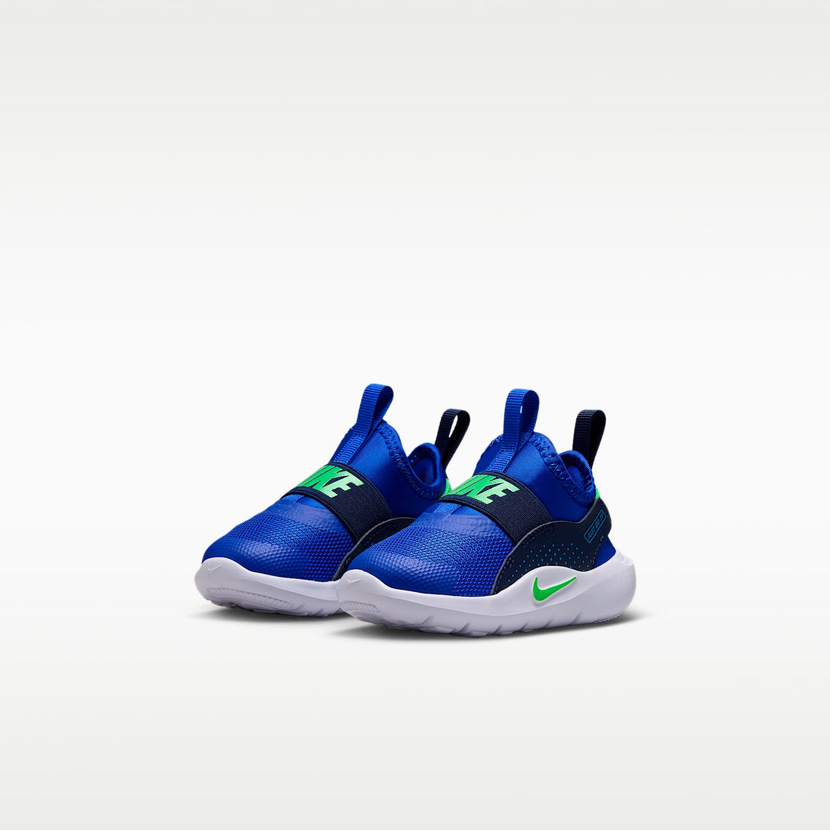Nike Flex Runner 4 – Azul carrera/Azul marino medianoche/Azul aurora/Verde ilusión – vista 5