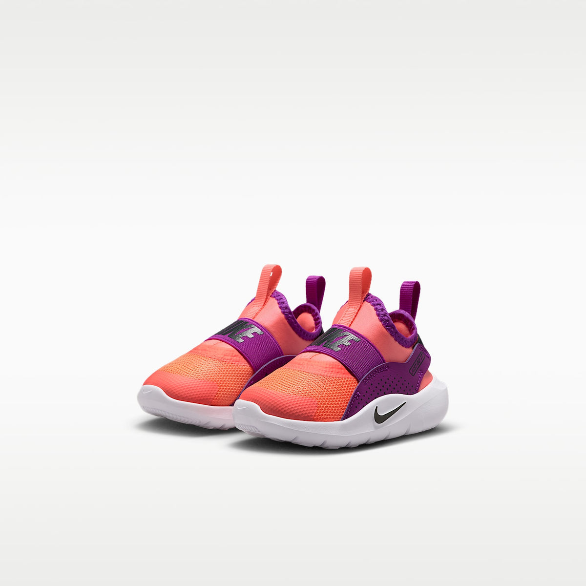 Nike Flex Runner 4 – Mango brillante/Morado vivo/Blanco/Antracita – vista 5