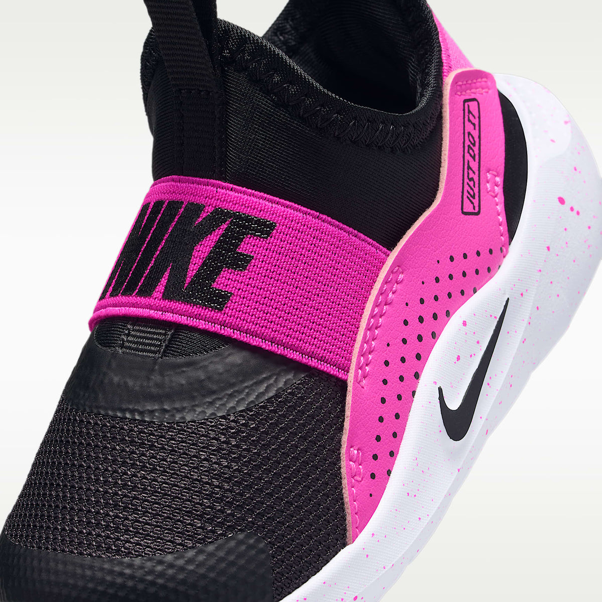 Nike Flex Runner 4 – Fucsia láser/Blanco/Negro – vista 7