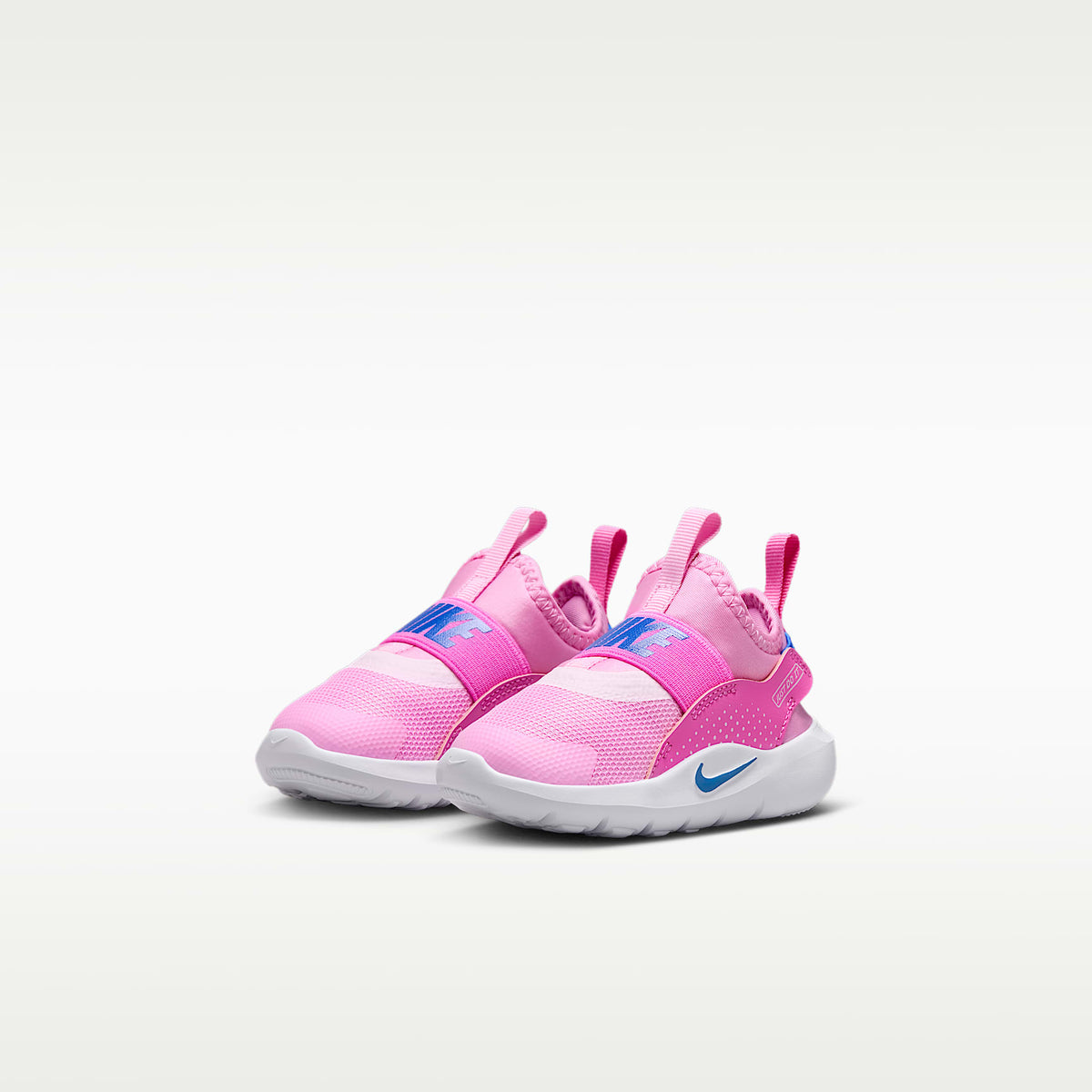 Nike Flex Runner 4 – Rosa amanecer/Rosa alegre/Espuma rosa/Azul carrera – vista 5