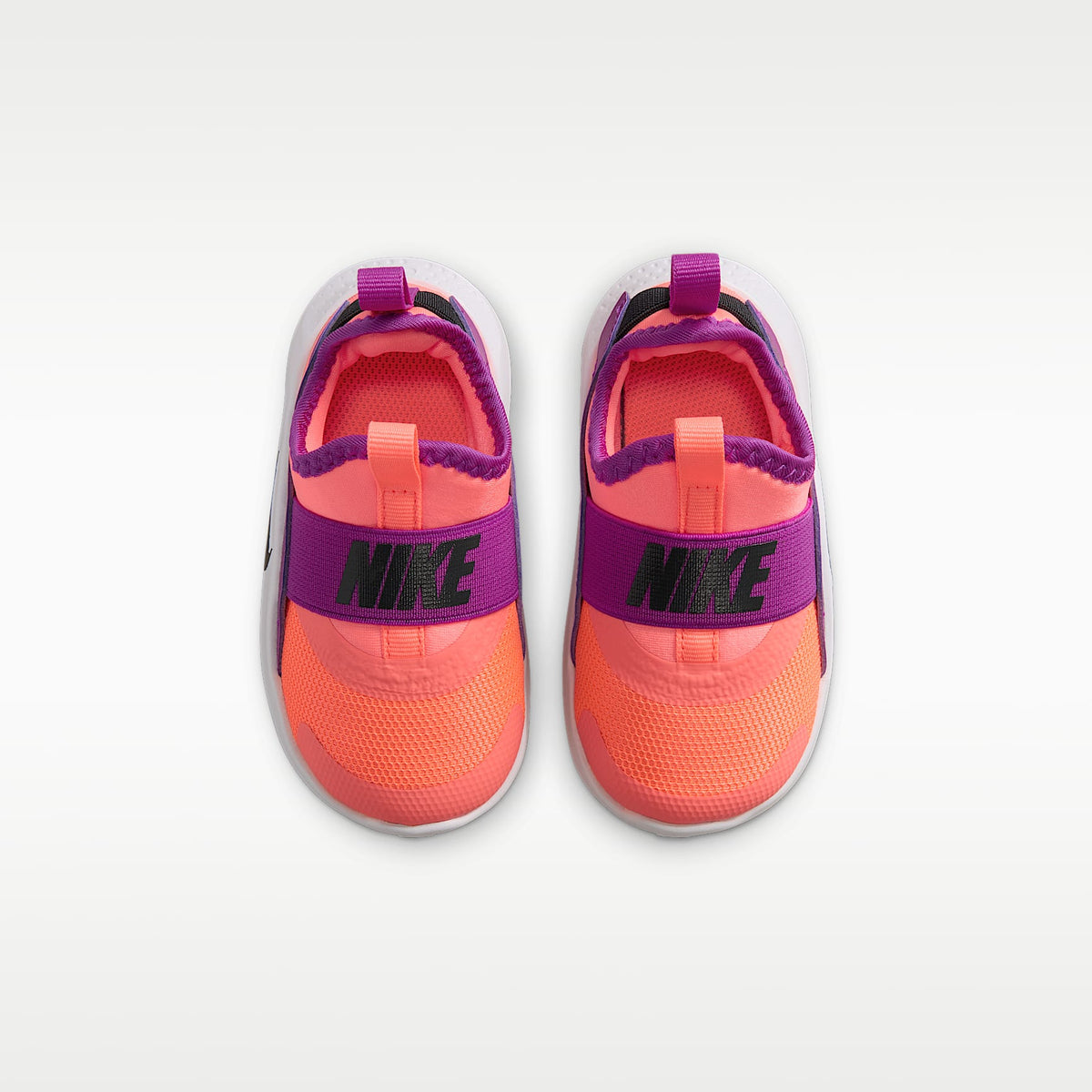 Nike Flex Runner 4 – Mango brillante/Morado vivo/Blanco/Antracita – vista 4