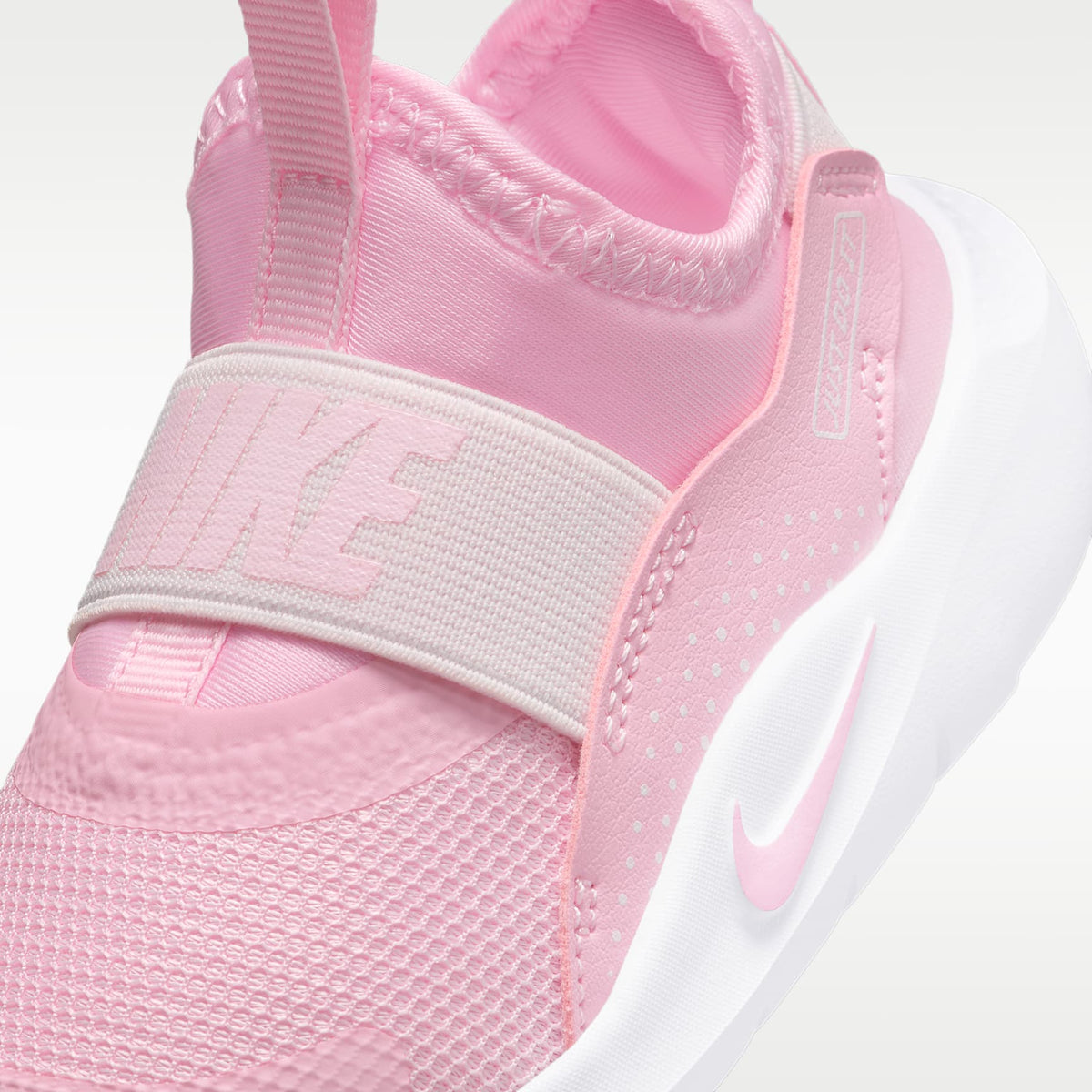 Nike Flex Runner 4 – Rosa suave medio/Espuma rosa/Blanco/Rosa suave medio – vista 7