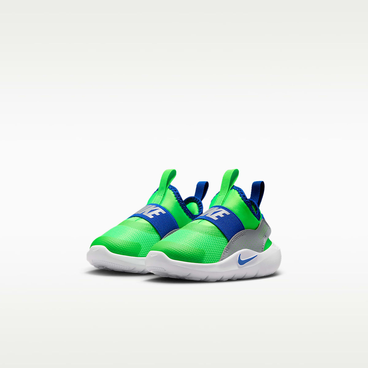 Nike Flex Runner 4 – Verde strike/Gris lobo/Blanco/Royal juego – vista 5