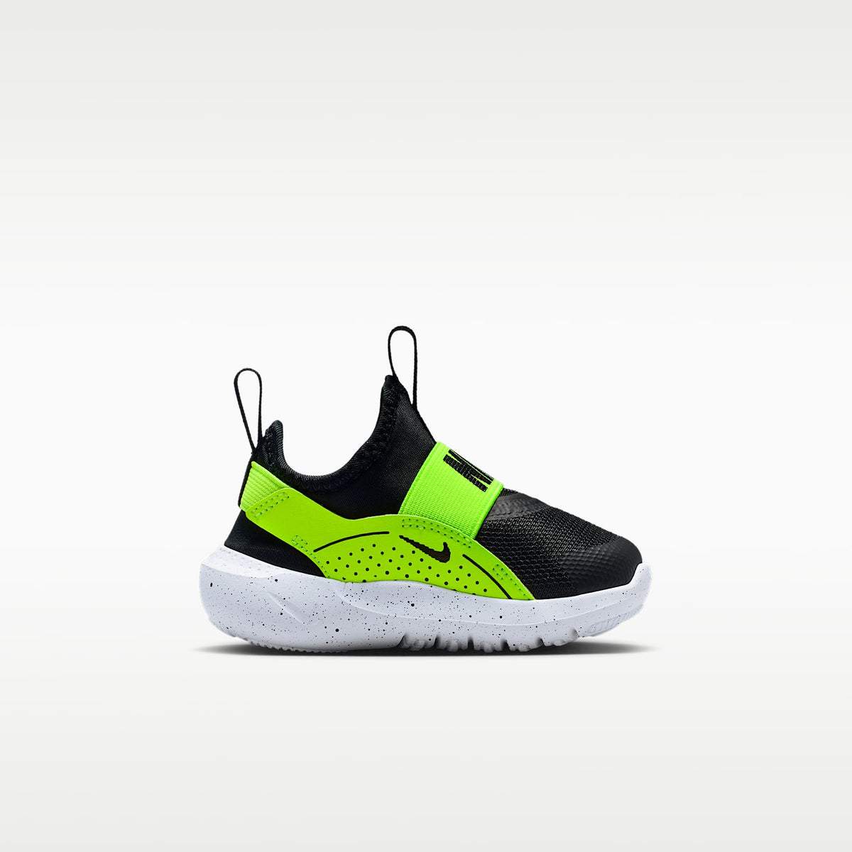 Nike Flex Runner 4 – Negro/Volt/Blanco/Negro – vista 3