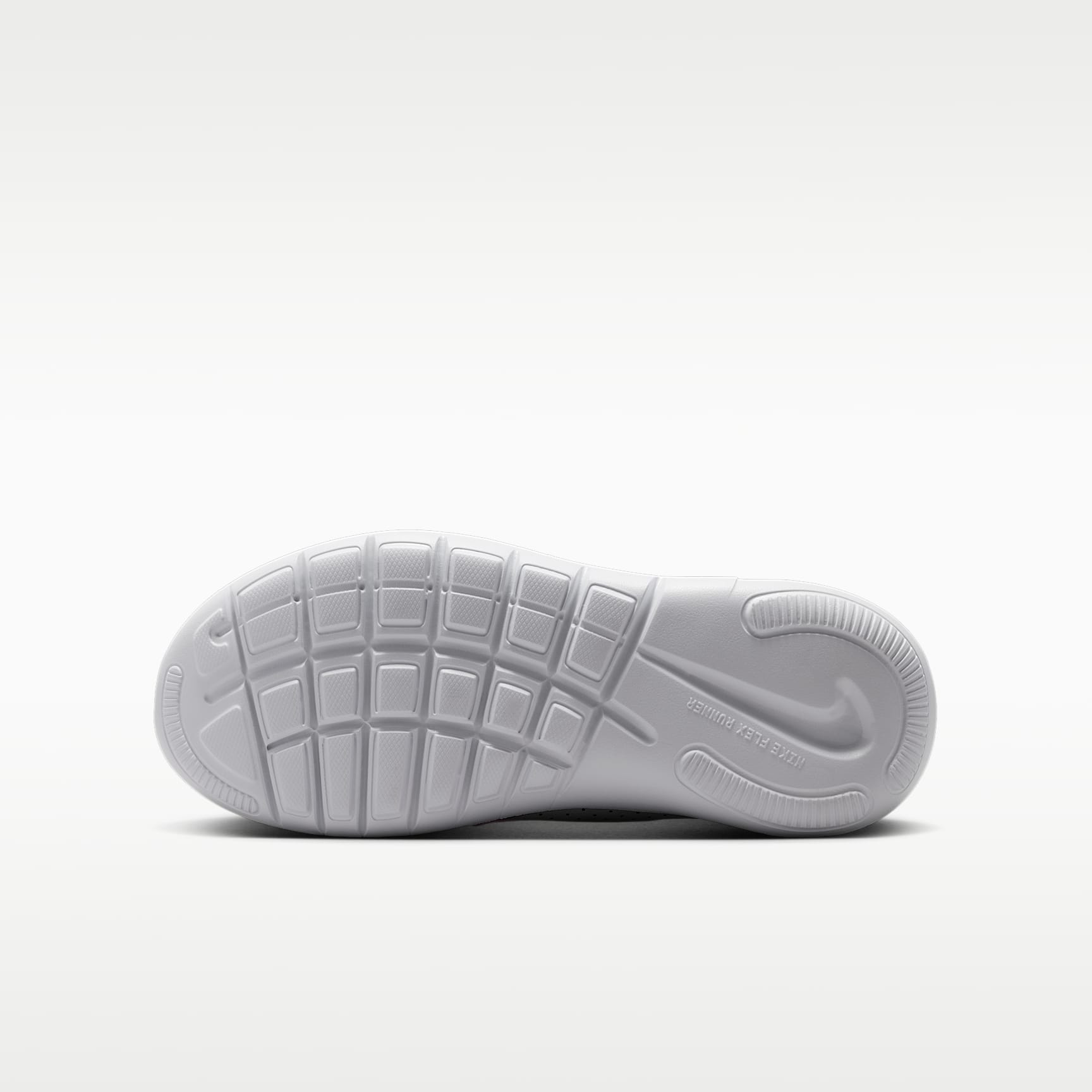 Nike Flex Runner 4 – Blanco/Naranja seguridad/Gris vasto/Negro – vista 2