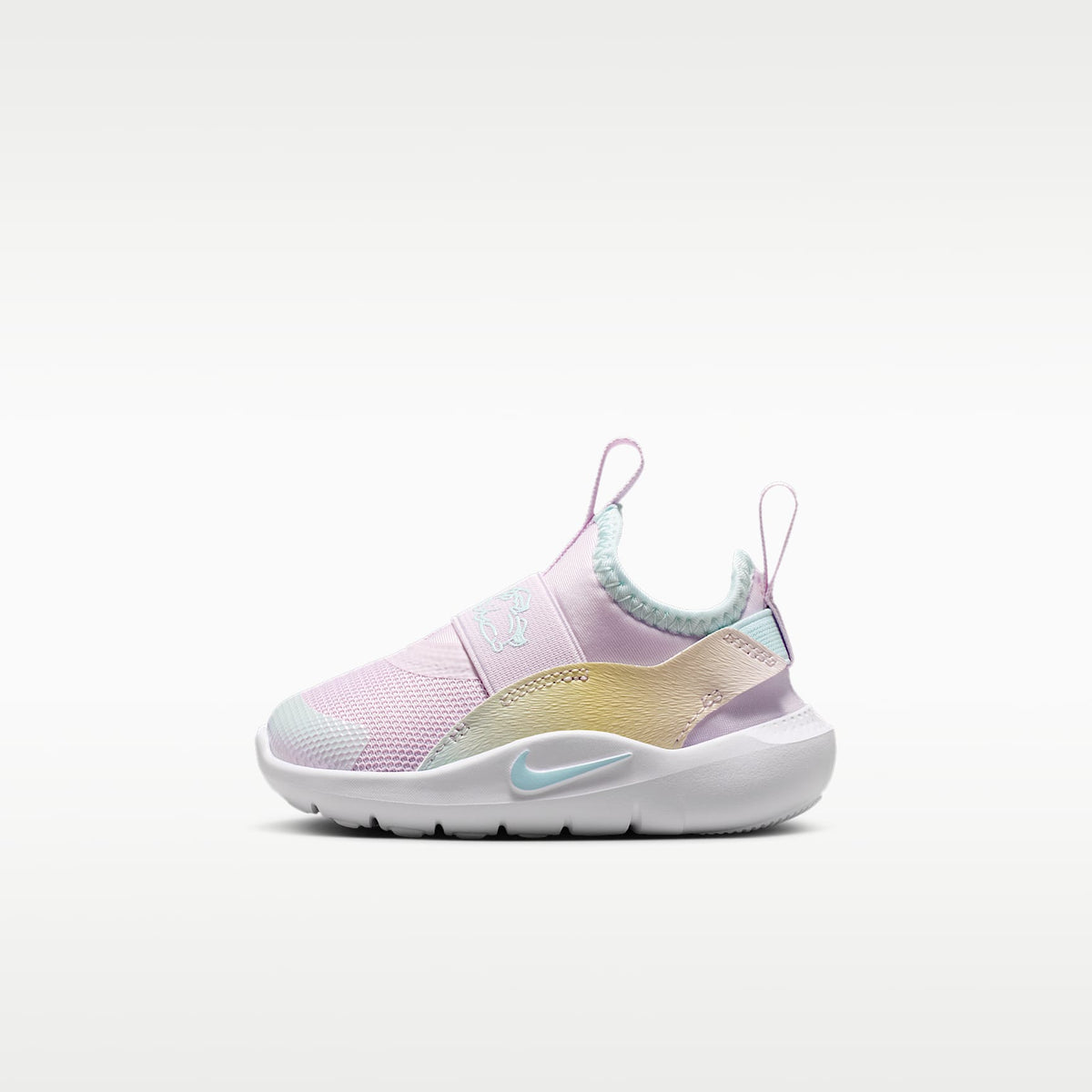 Nike Flex Runner 4 – Lila desteñido/Blanco/Azul glacial – vista 1