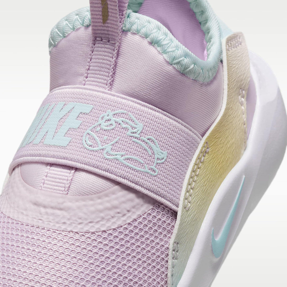 Nike Flex Runner 4 – Lila desteñido/Blanco/Azul glacial – vista 7