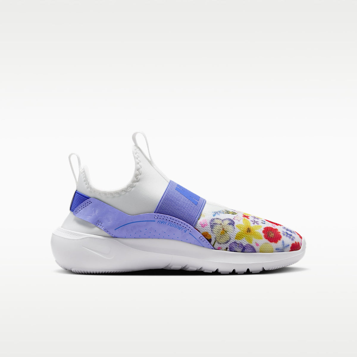 Nike Flex Runner 4 – Cardo claro/Blanco cumbre/Zafiro – vista 3