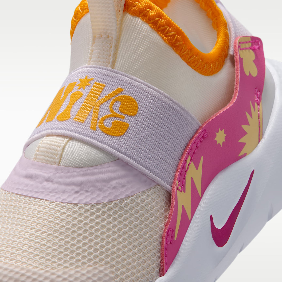 Nike Flex Runner 4 SE – Tiza/Reloj de sol/Tinte mandarina/Rosa desierto – vista 7