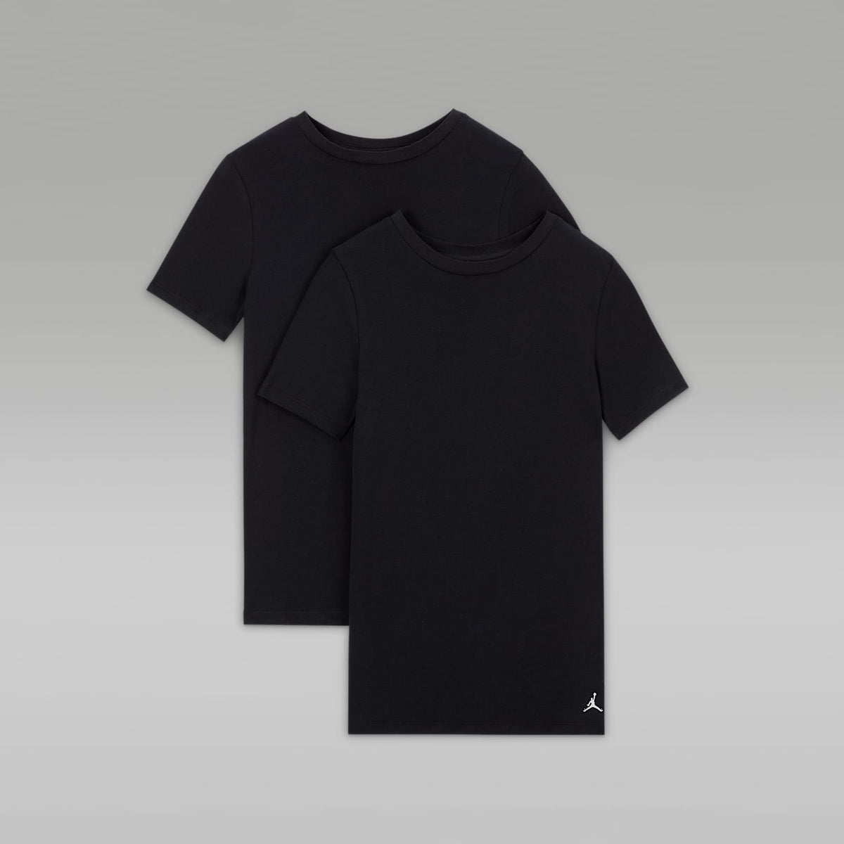 Playeras Flight Base para niños talla grande (paquete de 2) Jordan – Negro – vista 1
