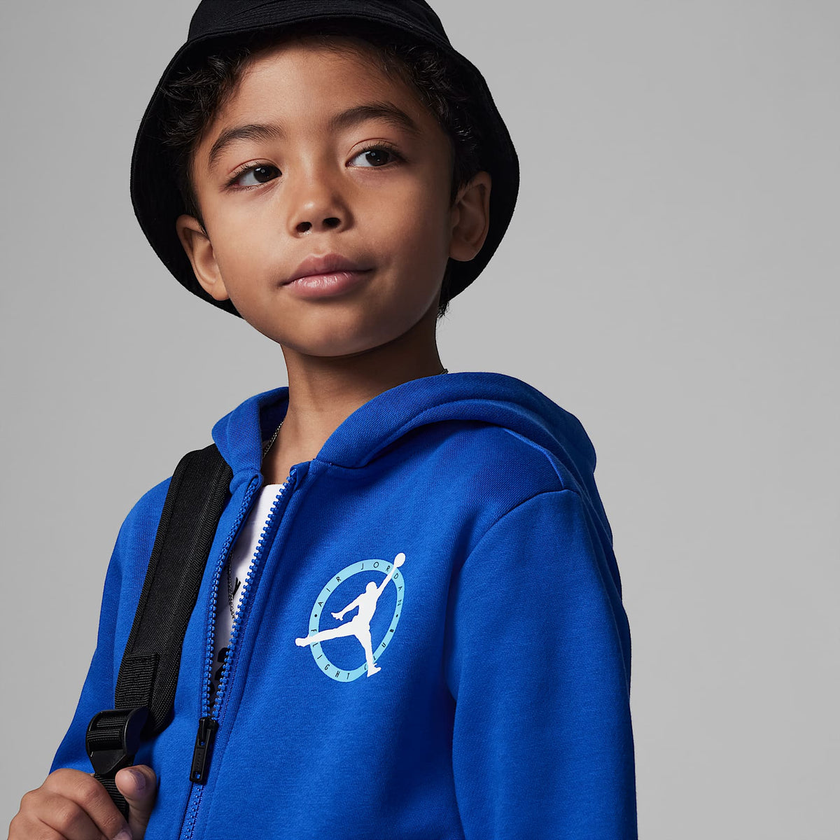 Conjunto de cierre completo para niños talla pequeña Jordan Flight MVP – Royal juego – vista 3