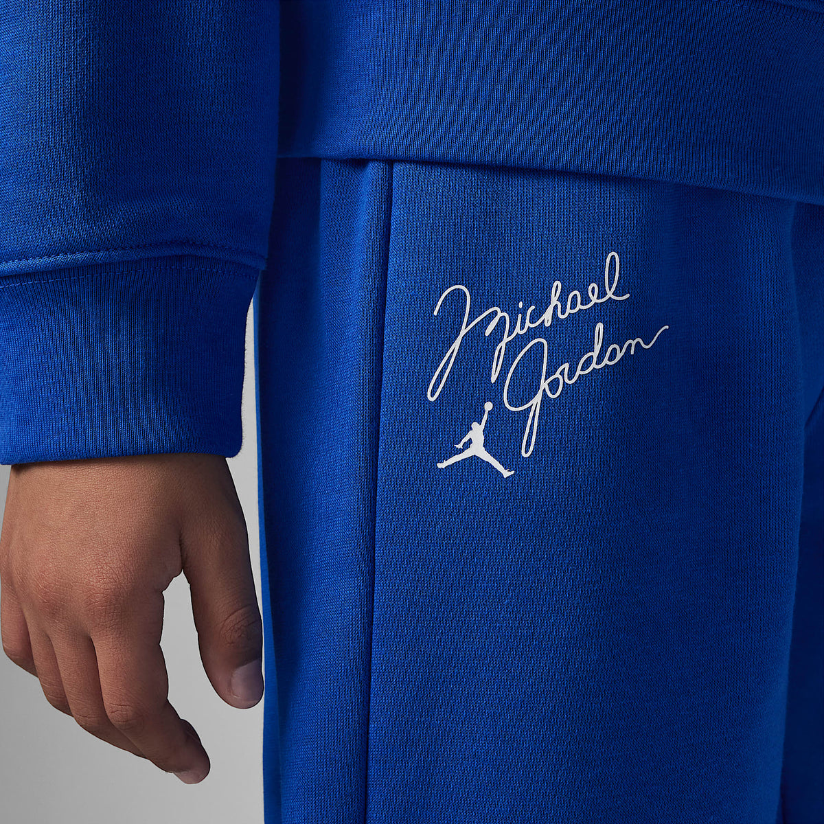 Conjunto de cierre completo para niños talla pequeña Jordan Flight MVP – Royal juego – vista 6