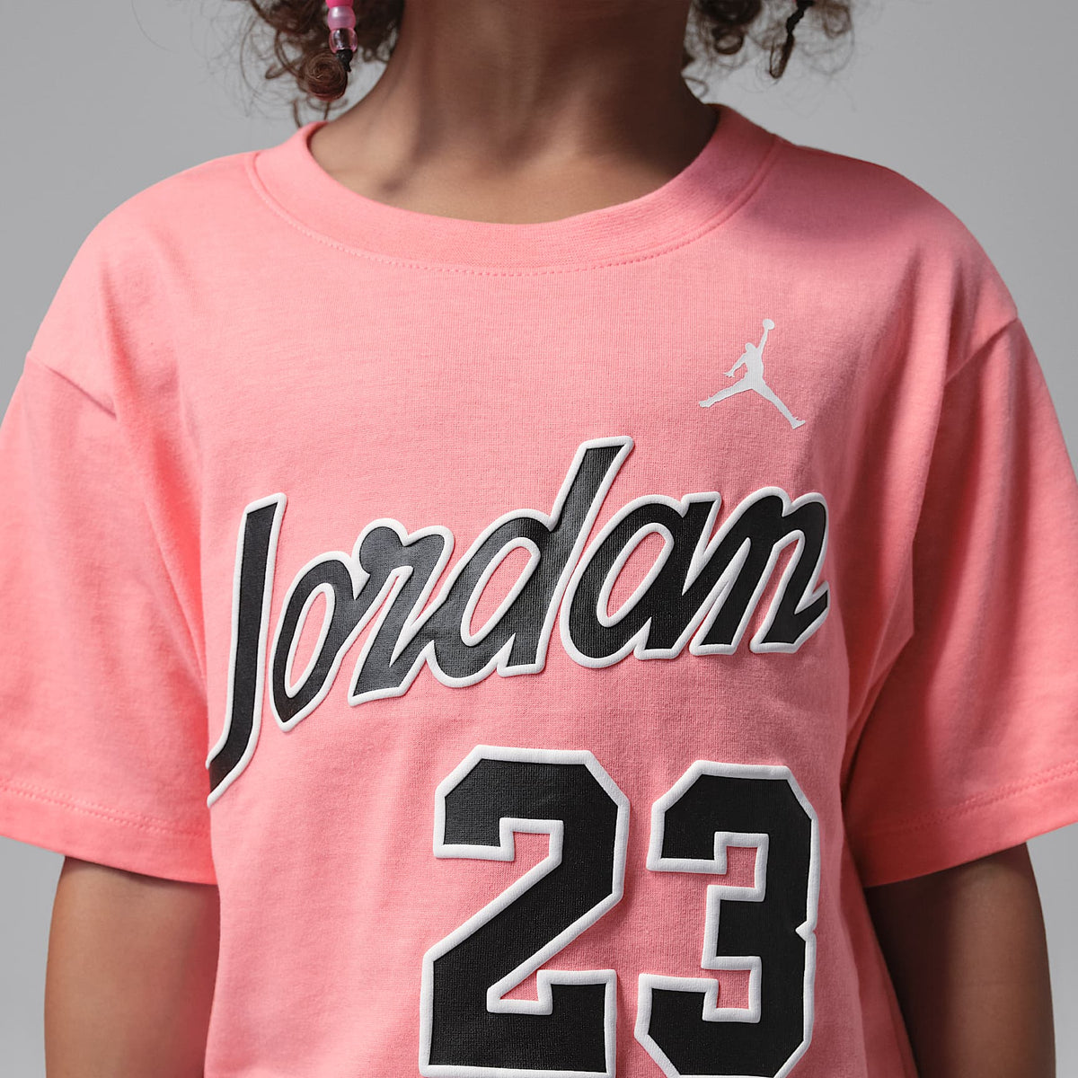Conjunto de 2 piezas con shorts Flowy Durasheen para niños talla pequeña Jordan – Negro – vista 5