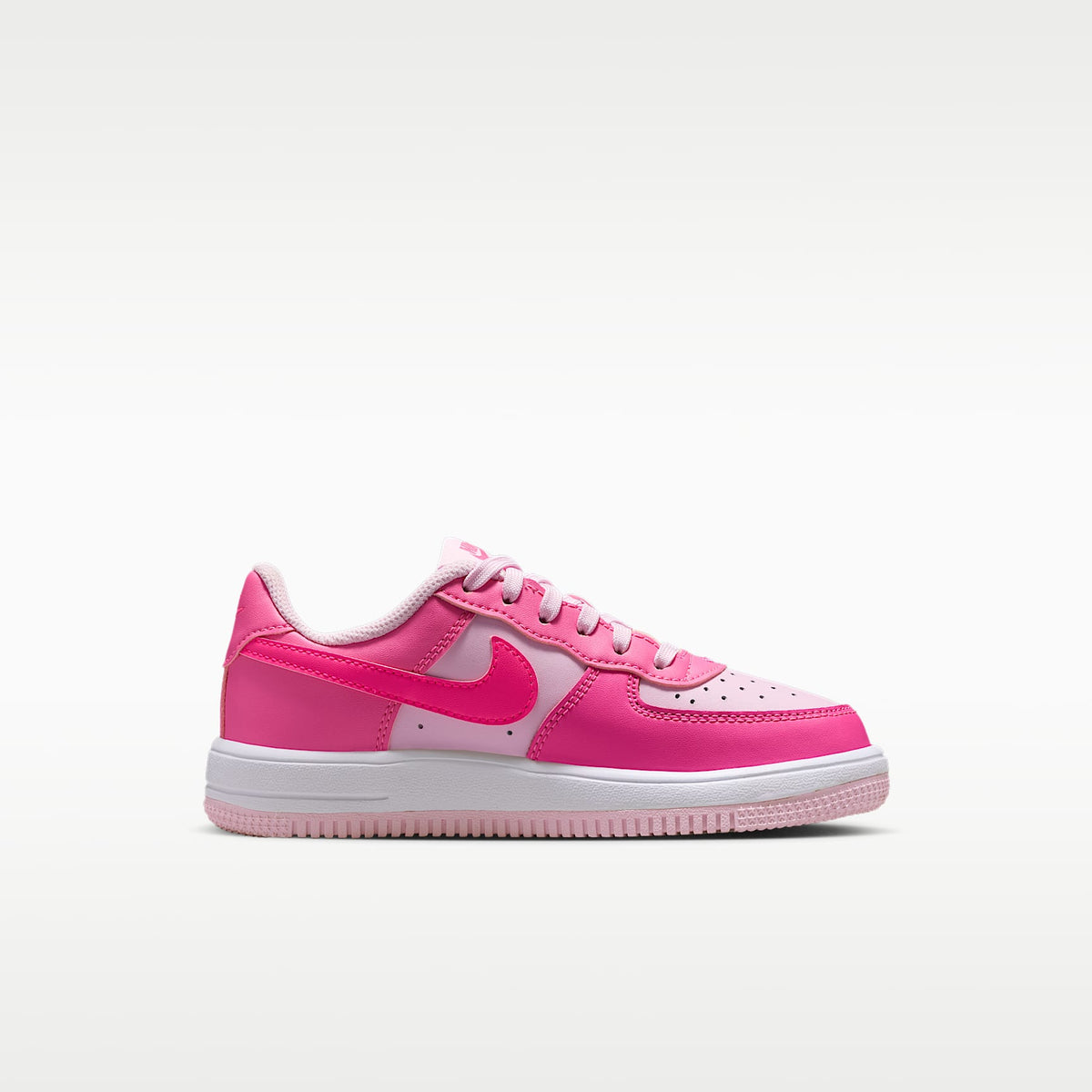 Nike Force 1 Low – Rosa paleta/Espuma rosa/Blanco/Hiperrosa – vista 3