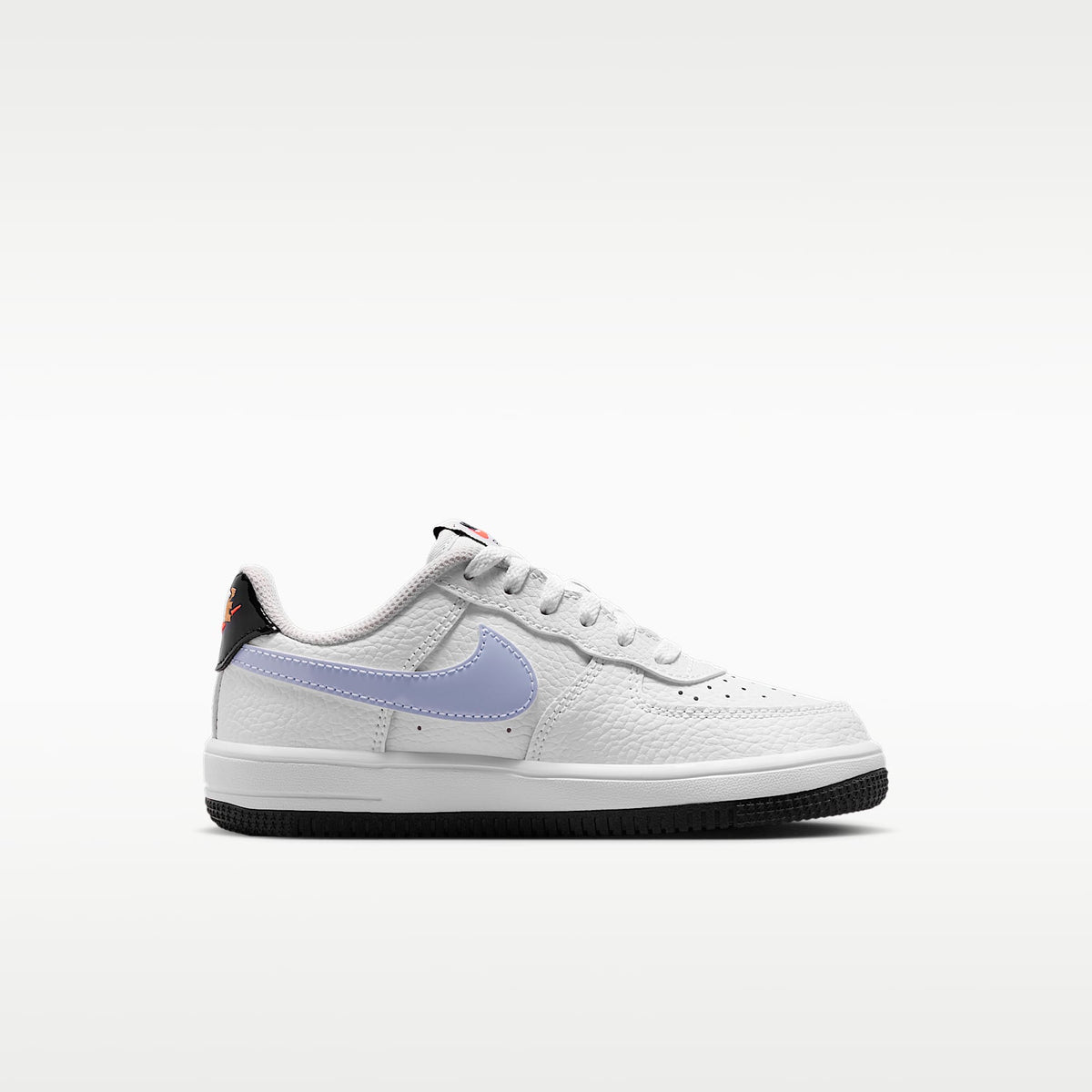 Nike Force 1 Low – Blanco/Negro/Polvo fotón/Carmesí flash – vista 3