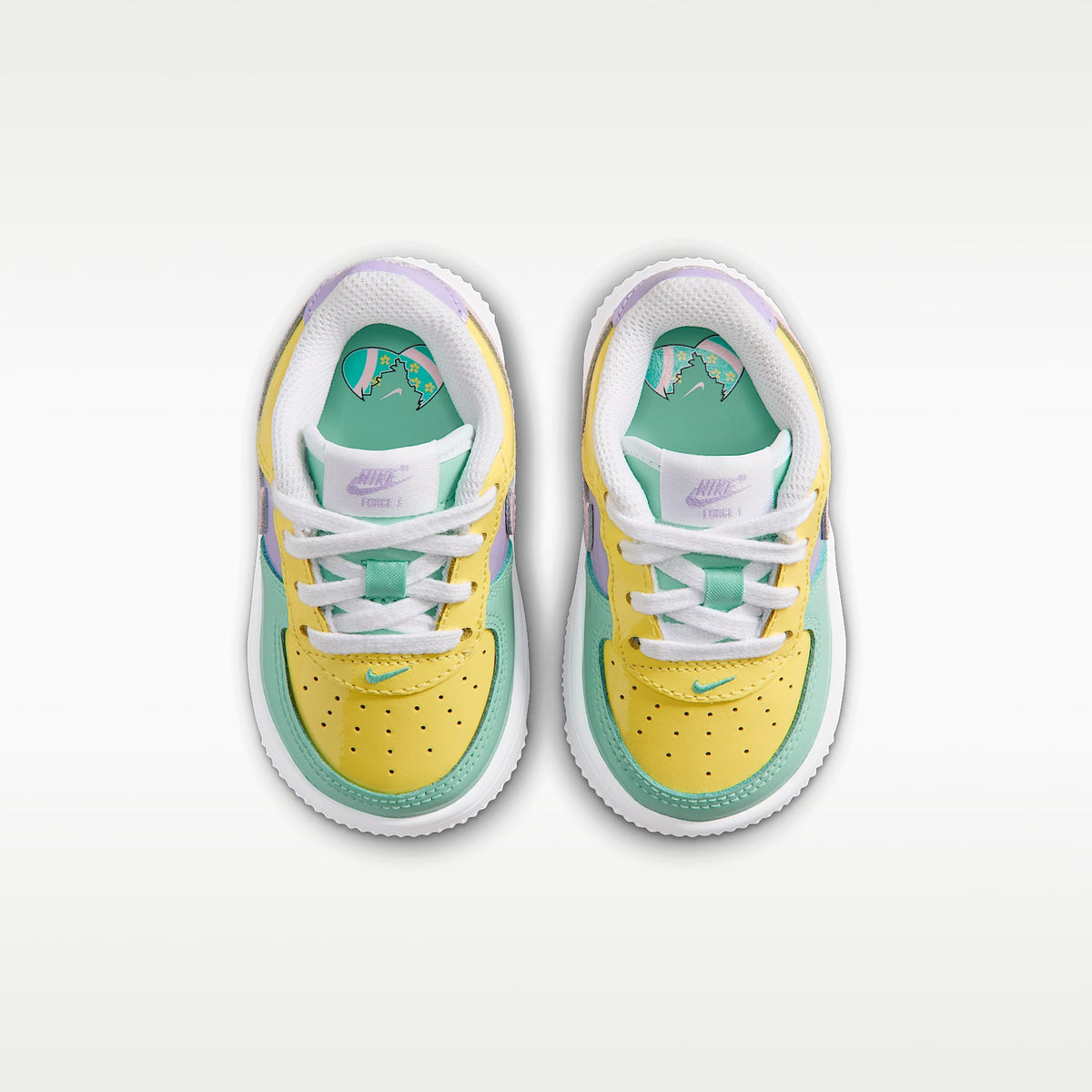 Nike Force 1 Low – Pulso amarillo/Hortensias/Esmeralda creciente/Espuma rosa – vista 4