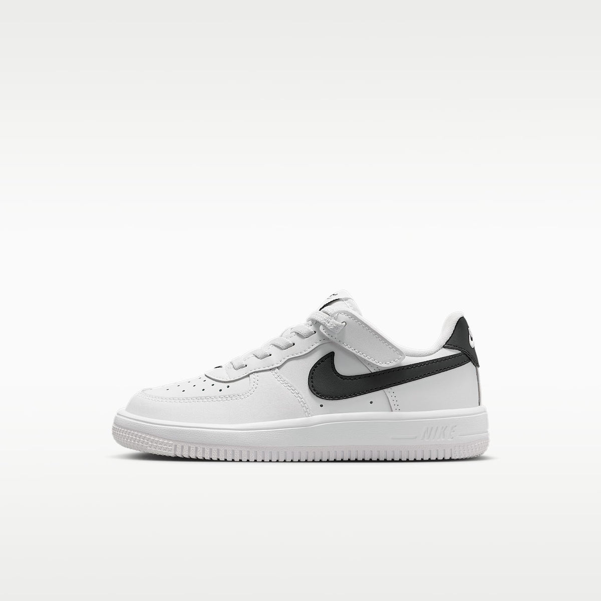 Nike Force 1 Low EasyOn – Blanco/Negro – vista 1