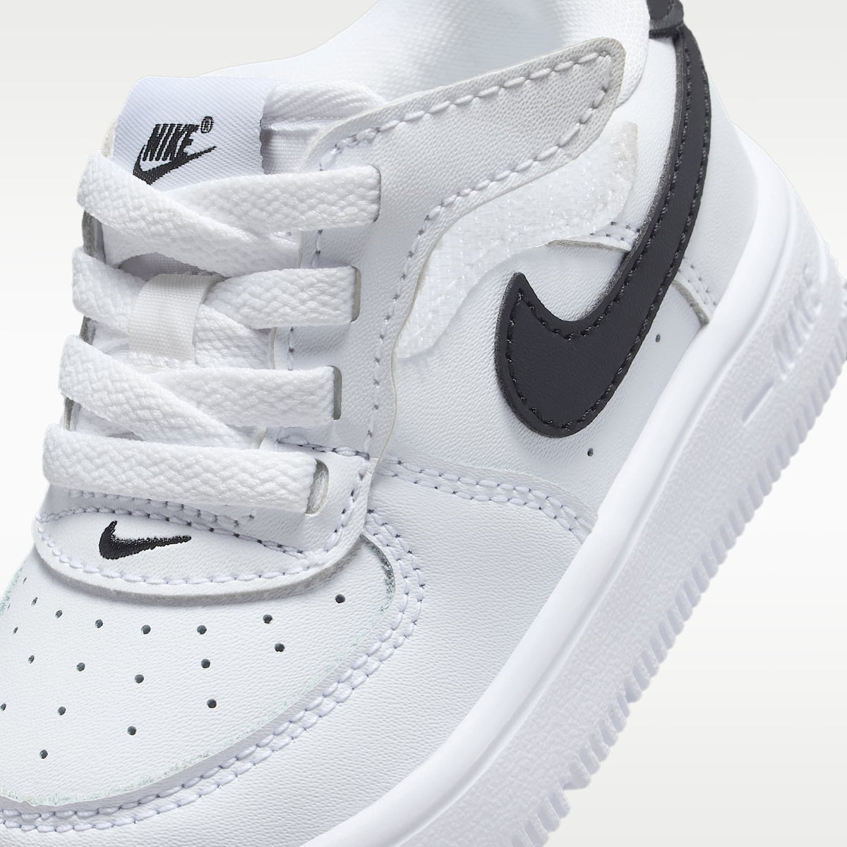 Nike Force 1 Low EasyOn – Blanco/Negro – vista 7