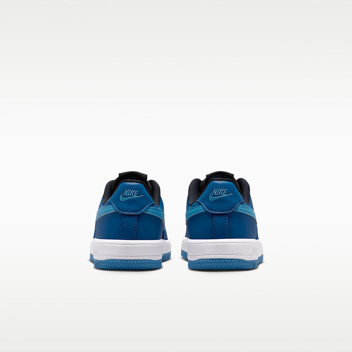 Nike Force 1 Low – Negro/Azul cancha/Blanco/Azul holandés – vista 6