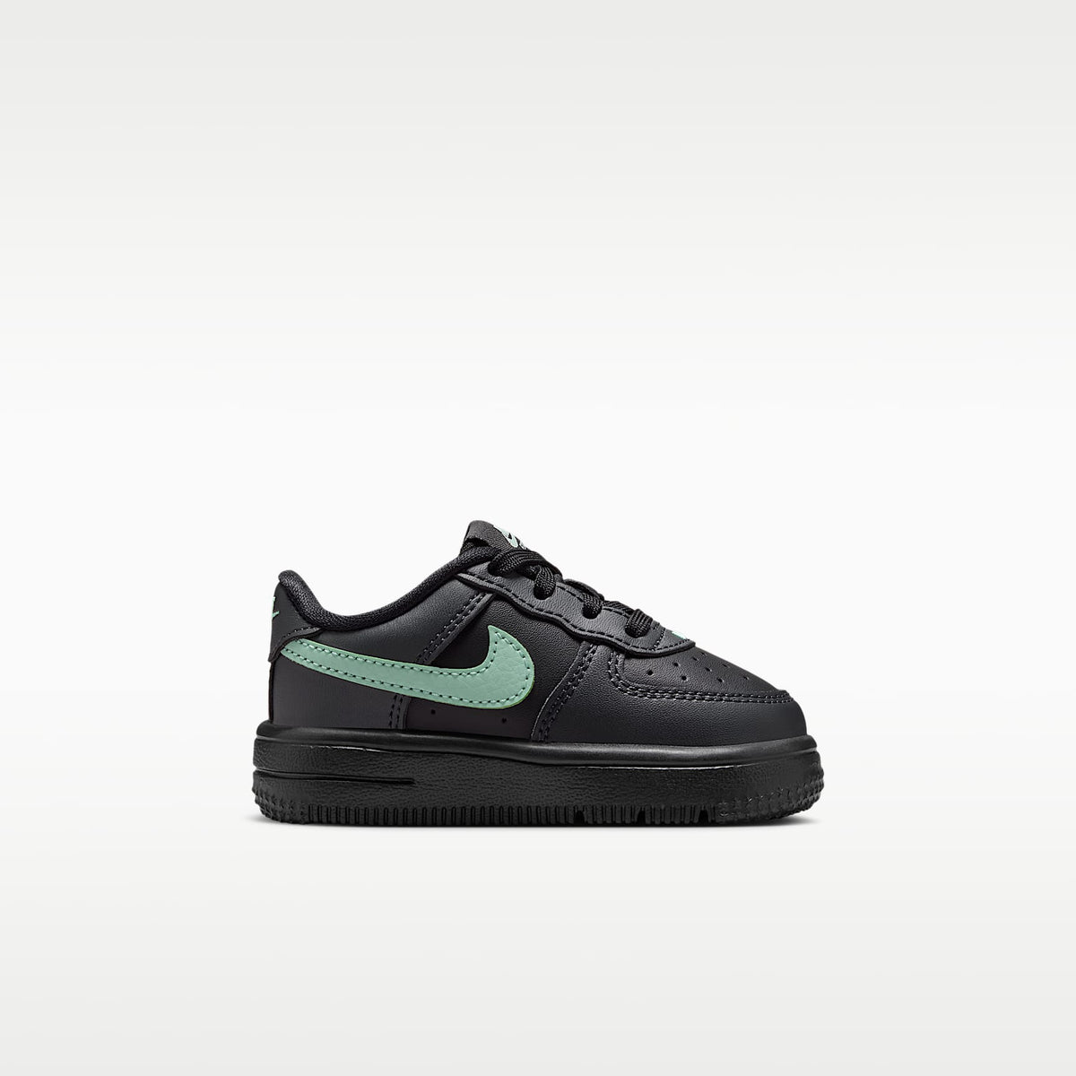 Nike Force 1 Low – Negro/Antracita/Verde ártico – vista 3