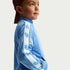 Conjunto de dos piezas de cierre completo y cinta con logotipos infantil Nike Dri-FIT – Azul – vista 3